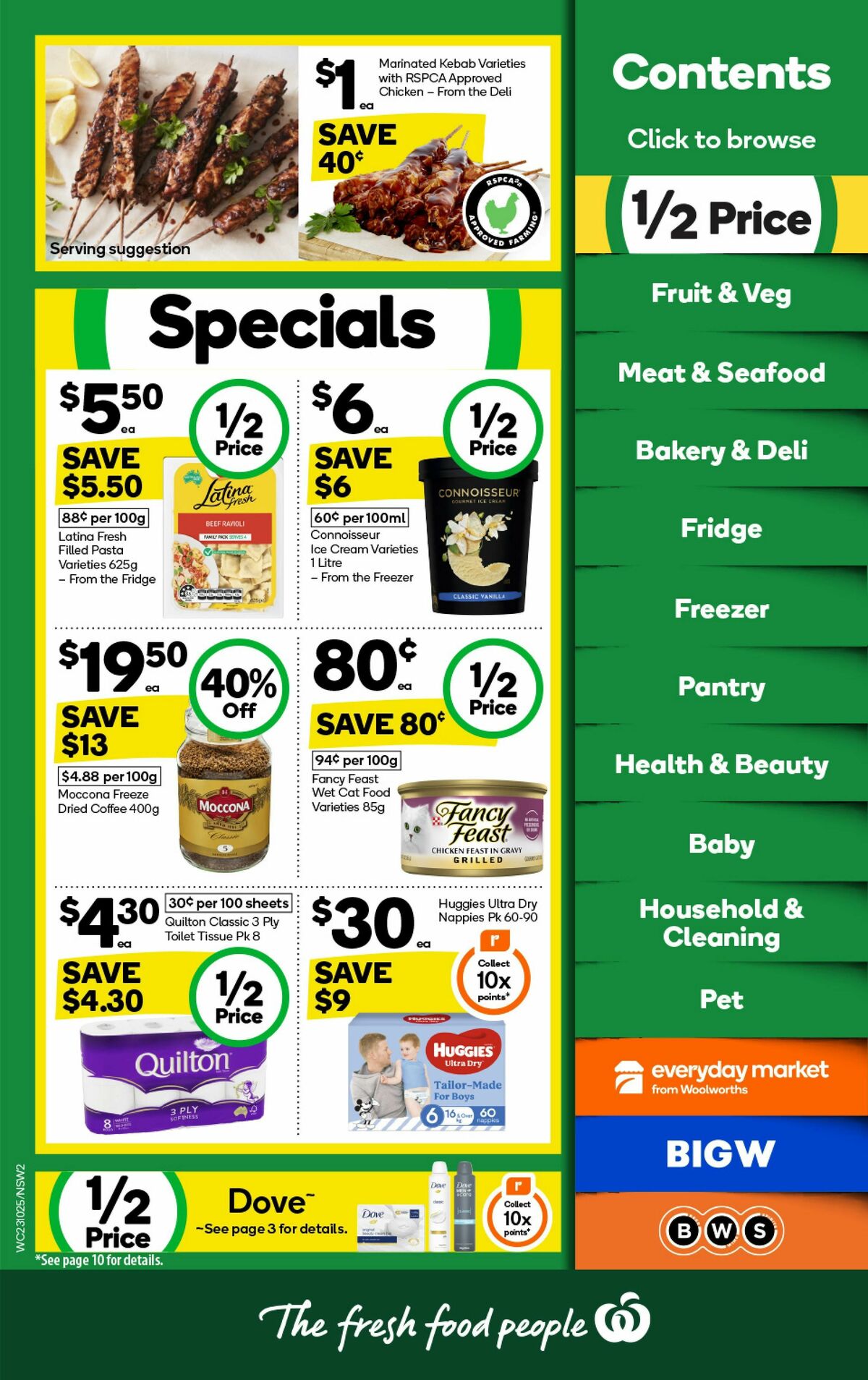 Woolworths Catalogues from 23 October