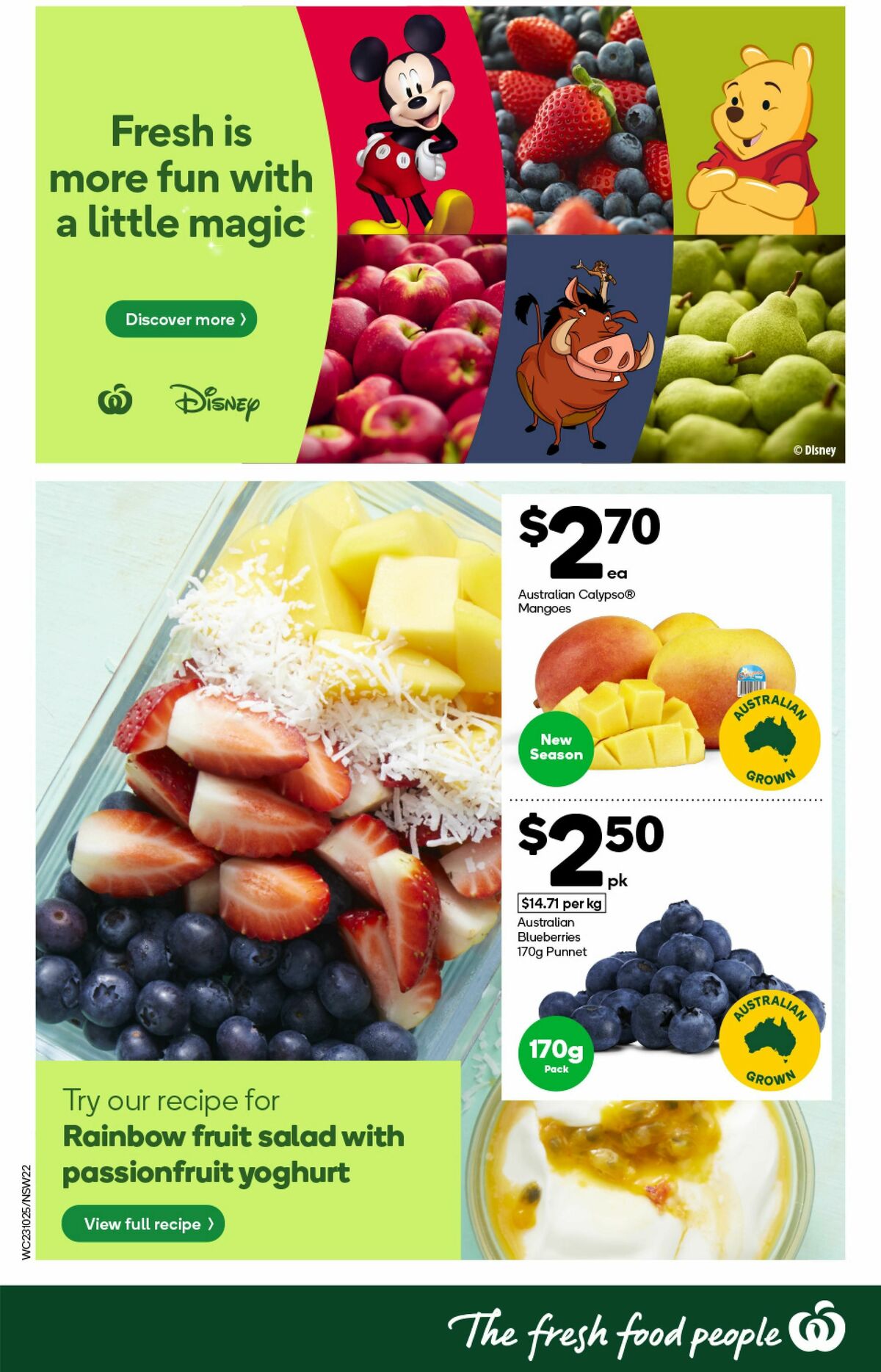 Woolworths Catalogues from 23 October