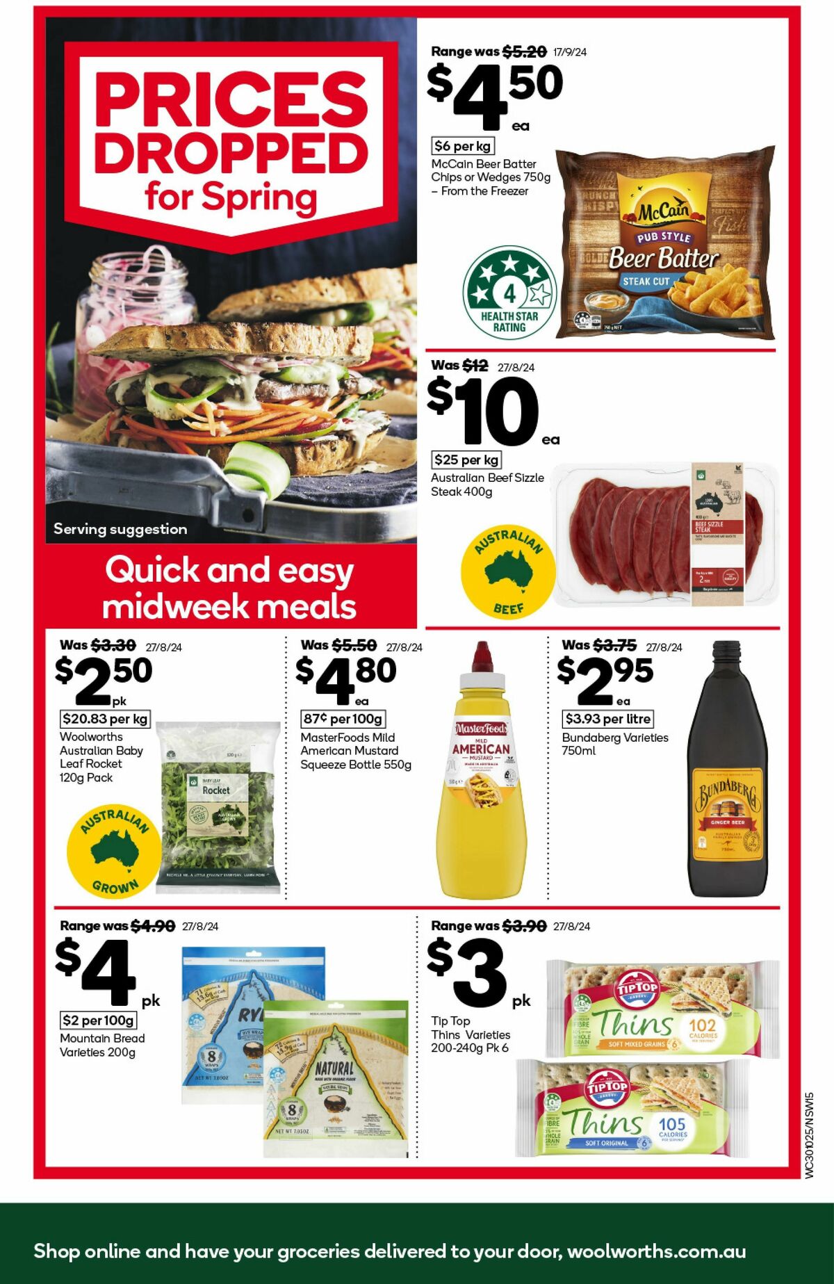 Woolworths Catalogues from 30 October