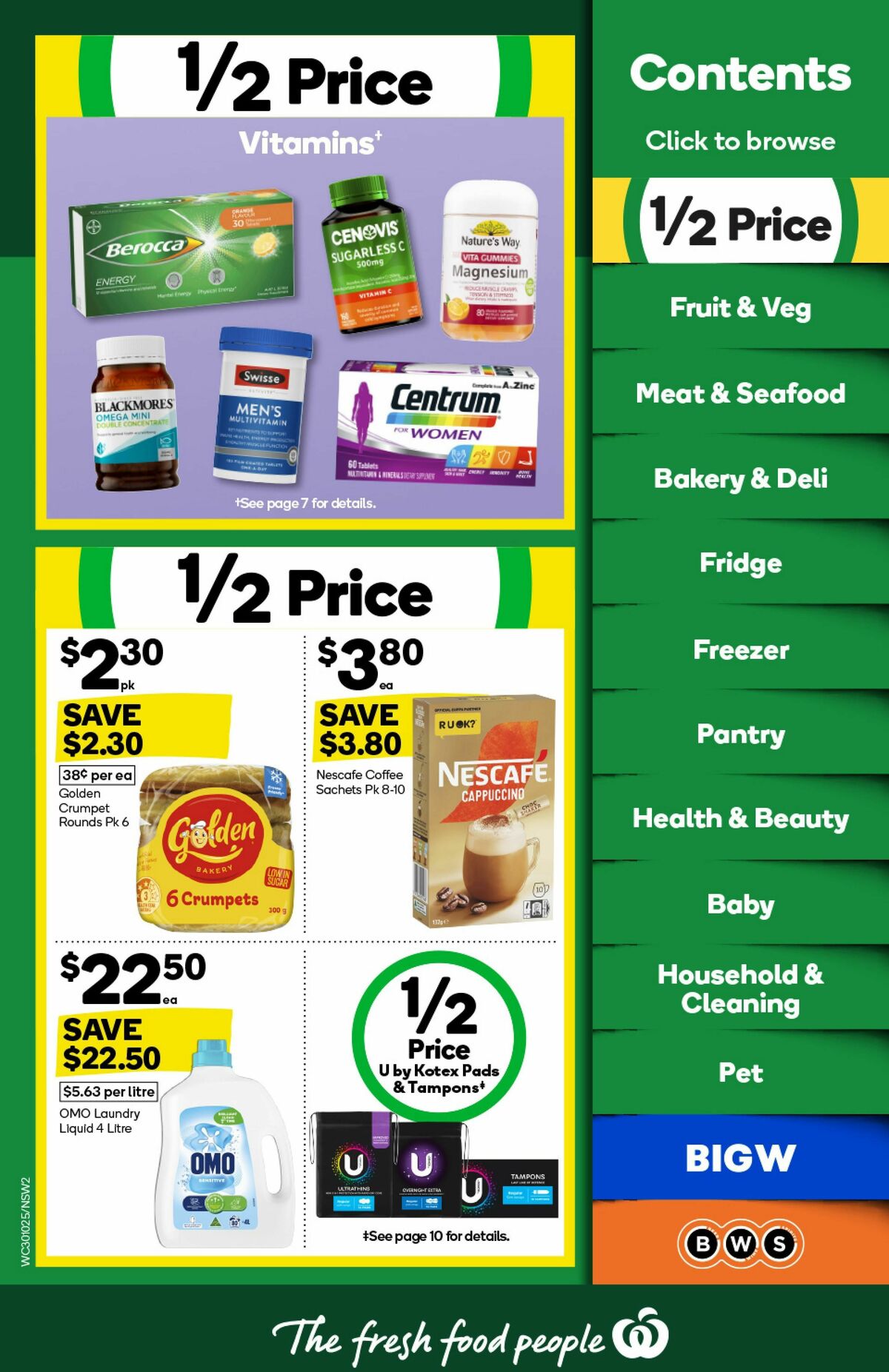 Woolworths Catalogues from 30 October