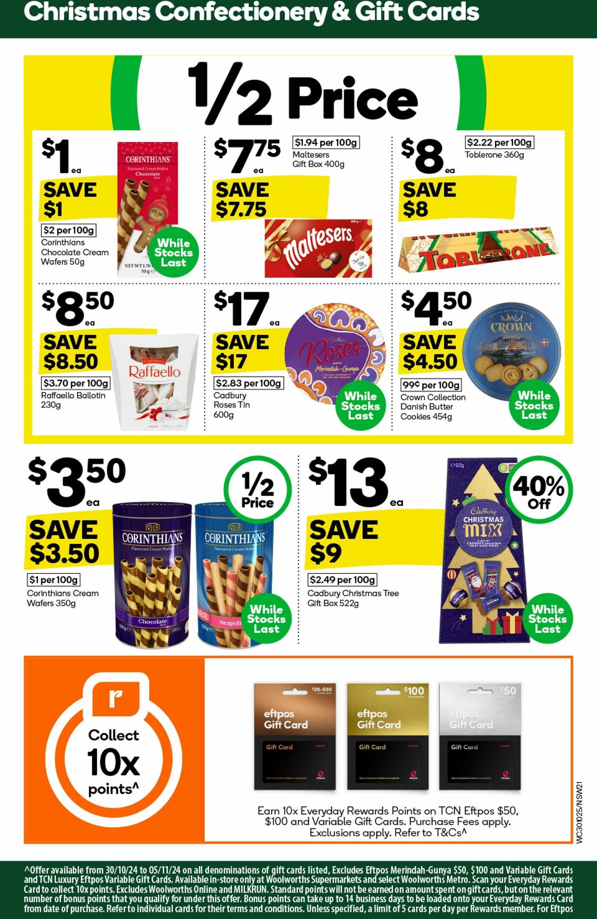 Woolworths Catalogues from 30 October