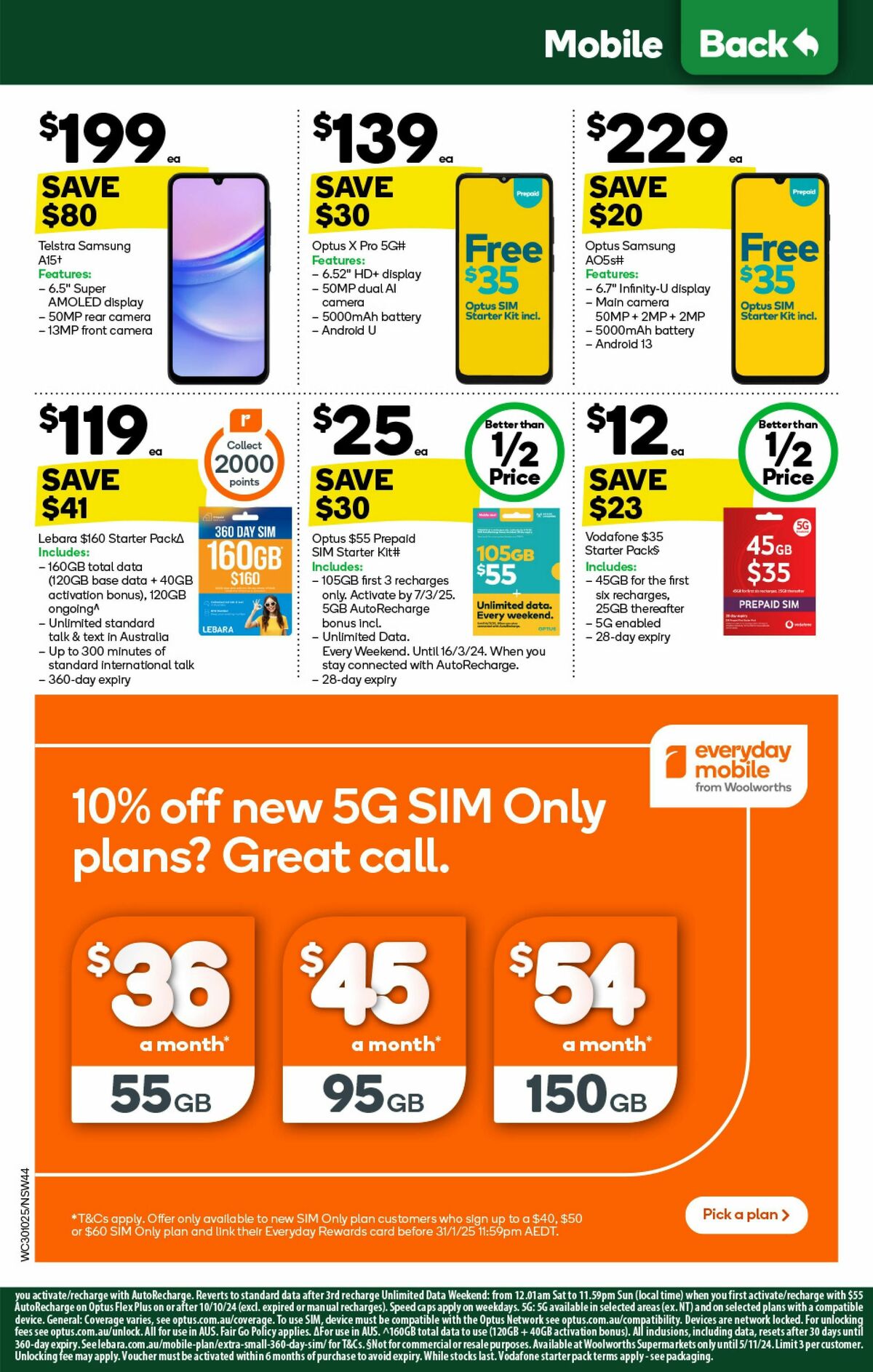 Woolworths Catalogues from 30 October