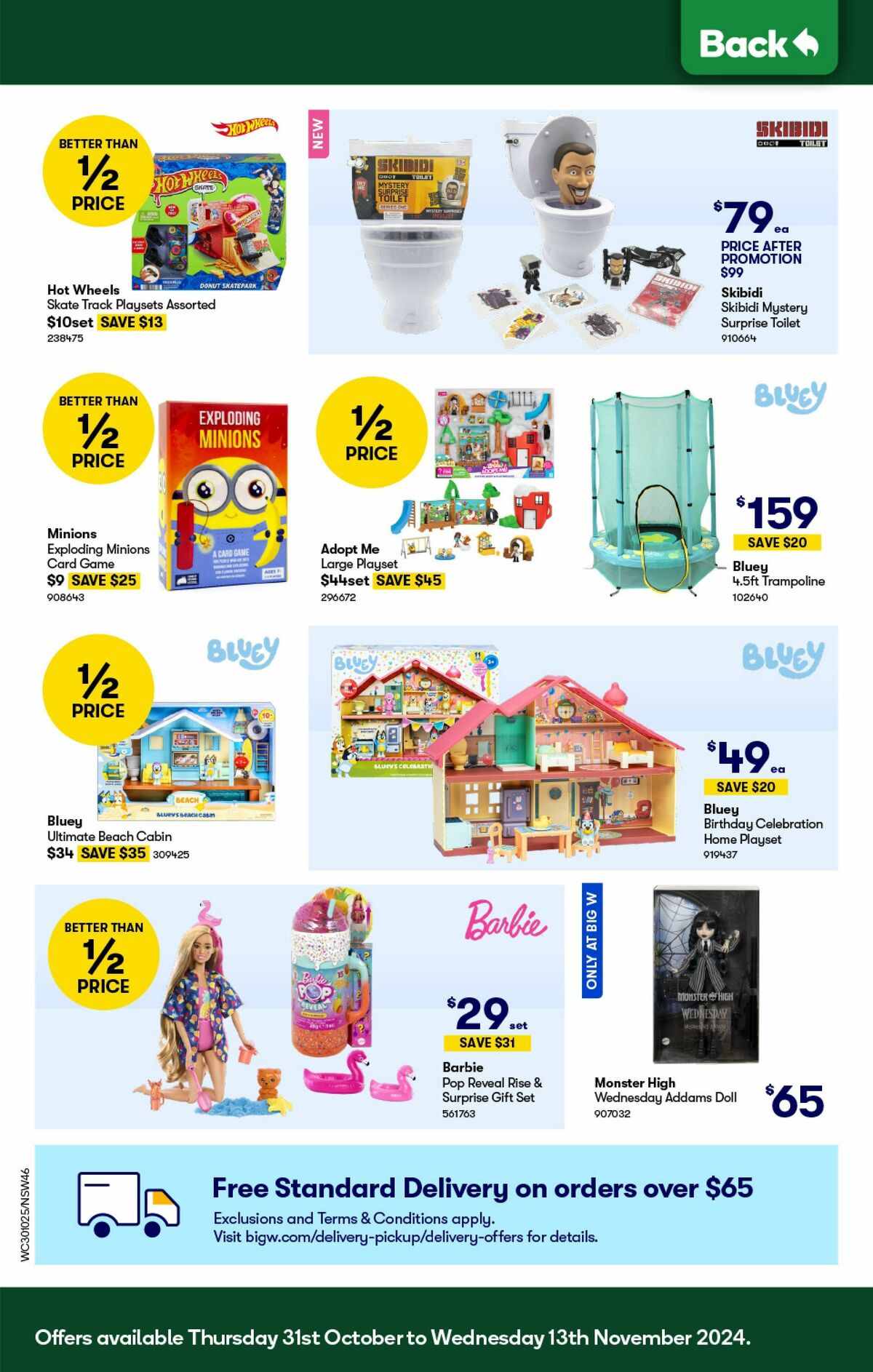 Woolworths Catalogues from 30 October