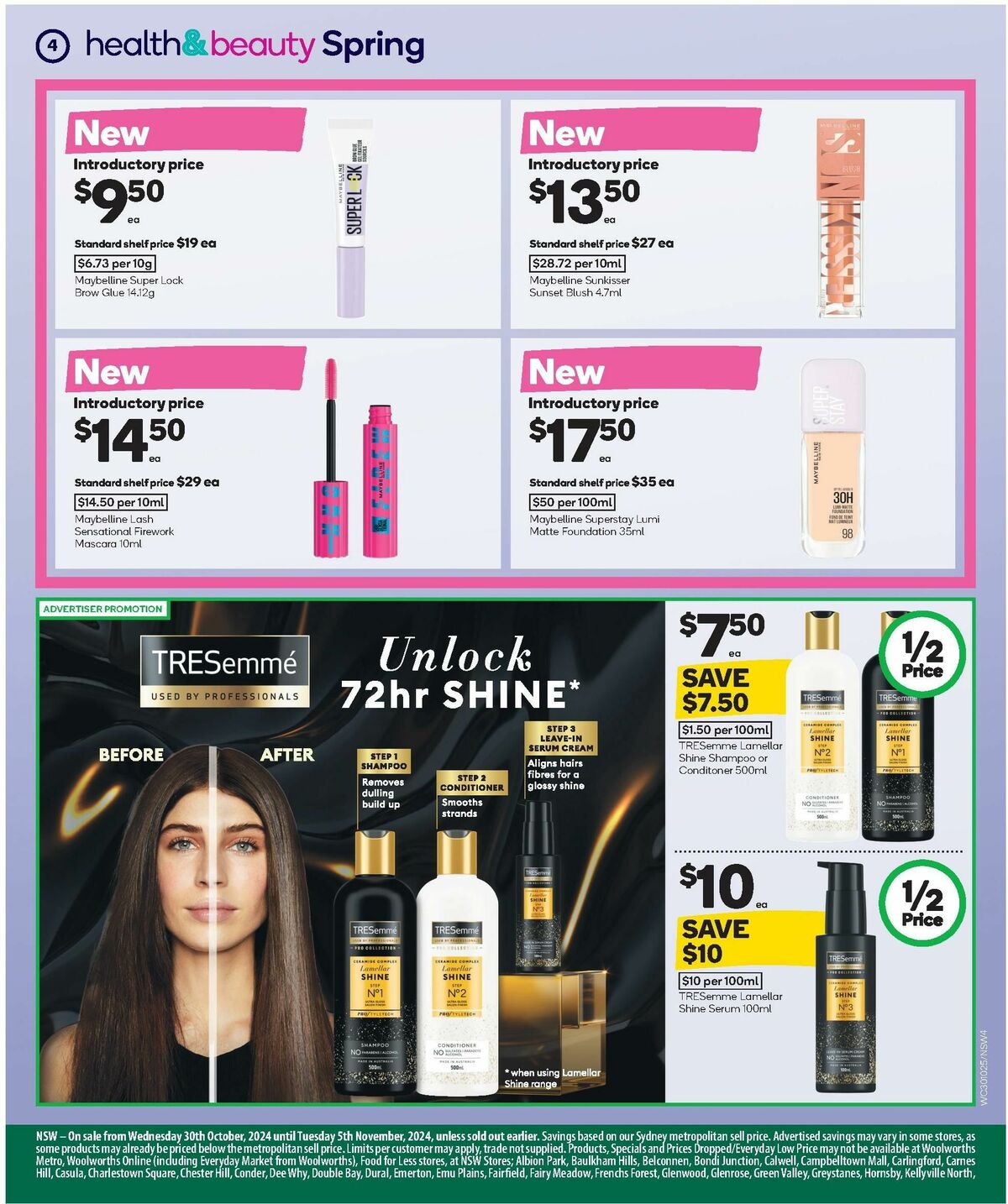 Woolworths Spring Health & Beauty Catalogue Catalogues from 30 October