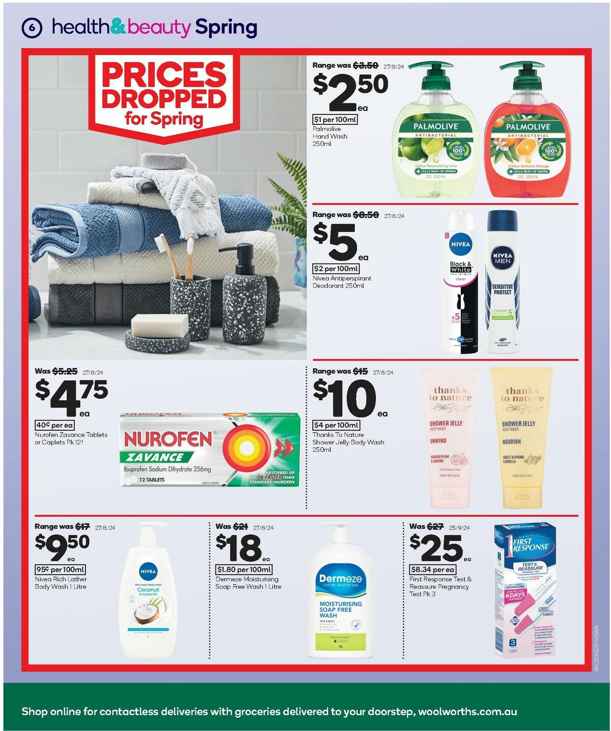 Woolworths Spring Health & Beauty Catalogue Catalogues from 30 October