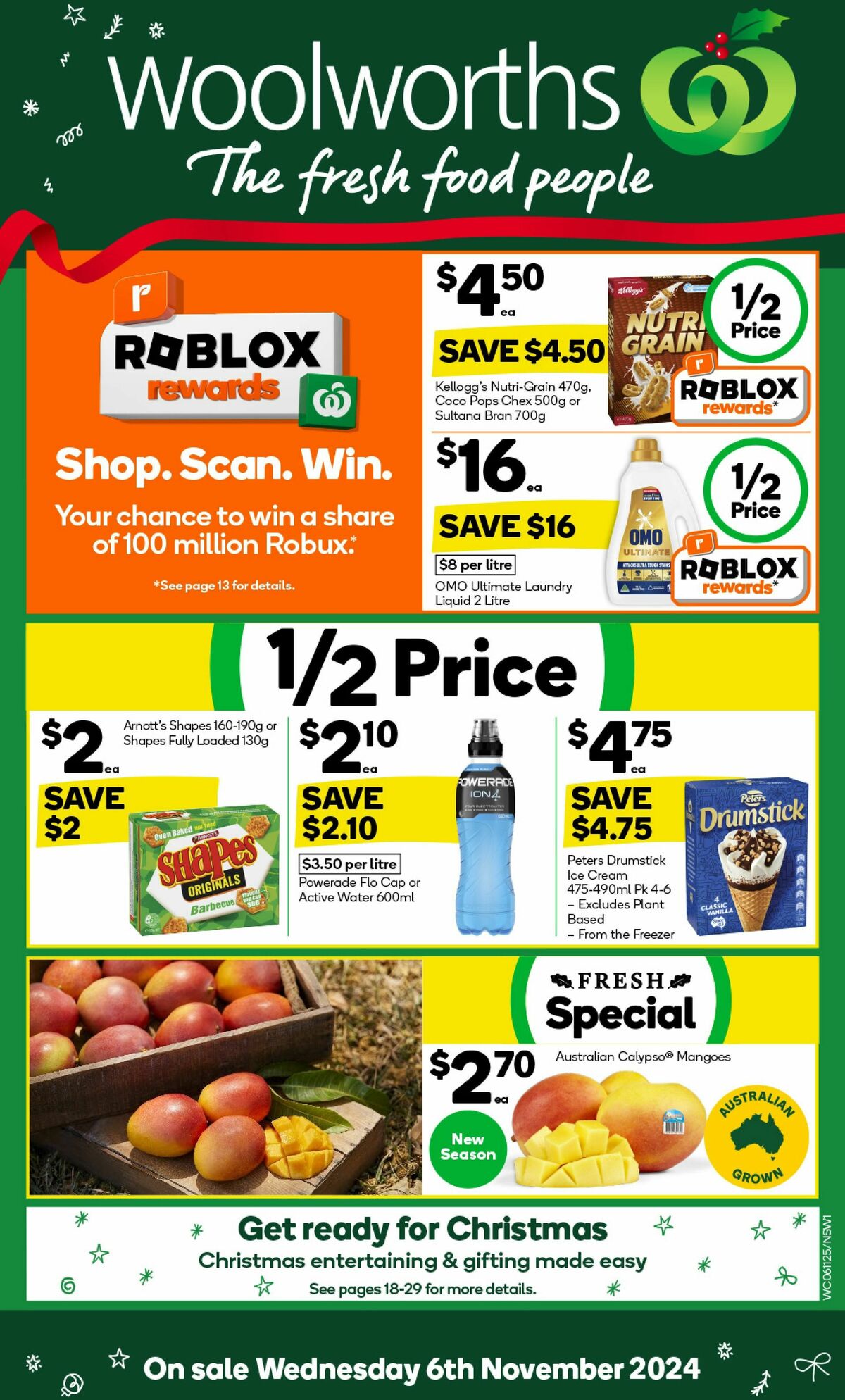 Woolworths Catalogues from 6 November