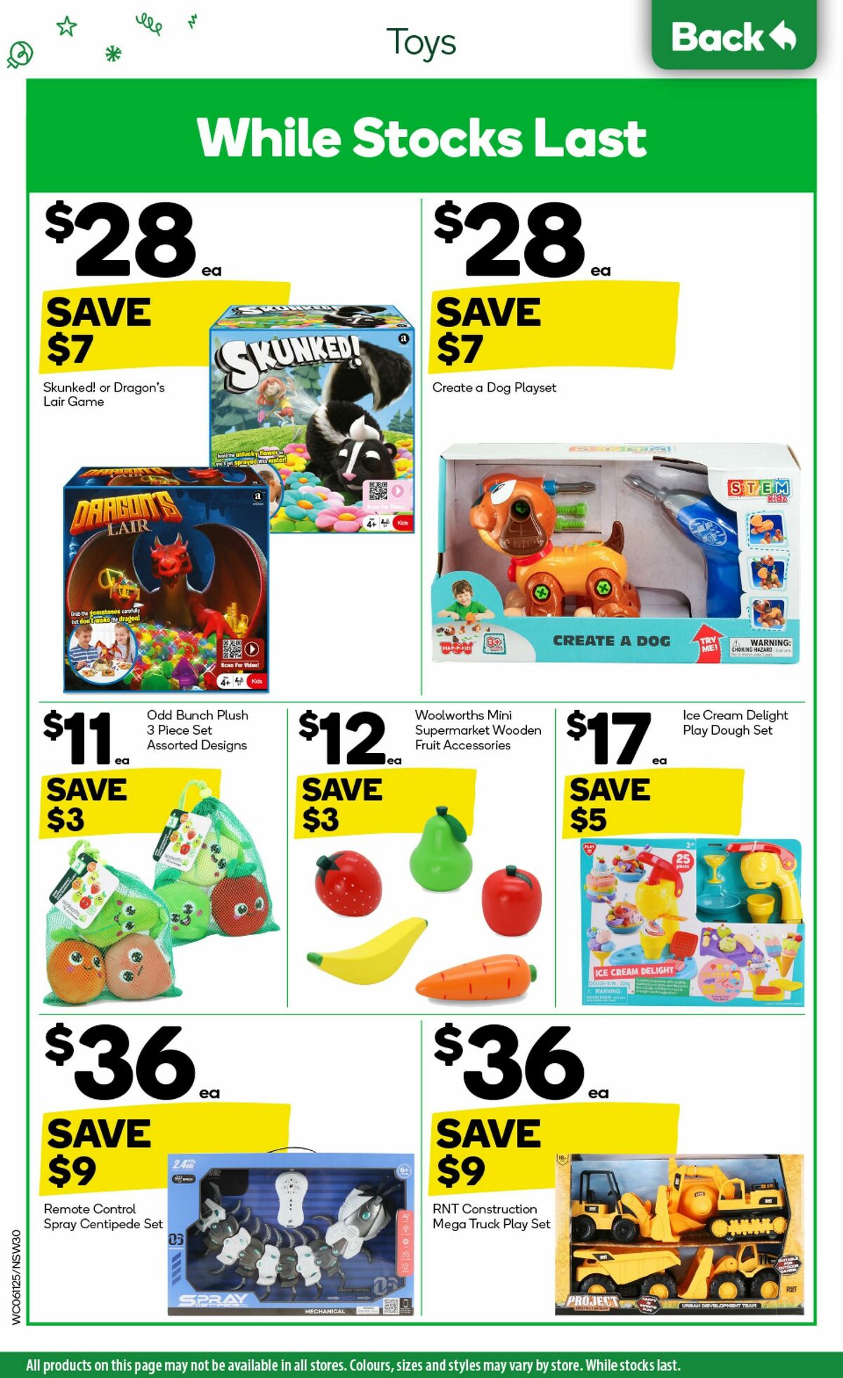 Woolworths Catalogues from 6 November