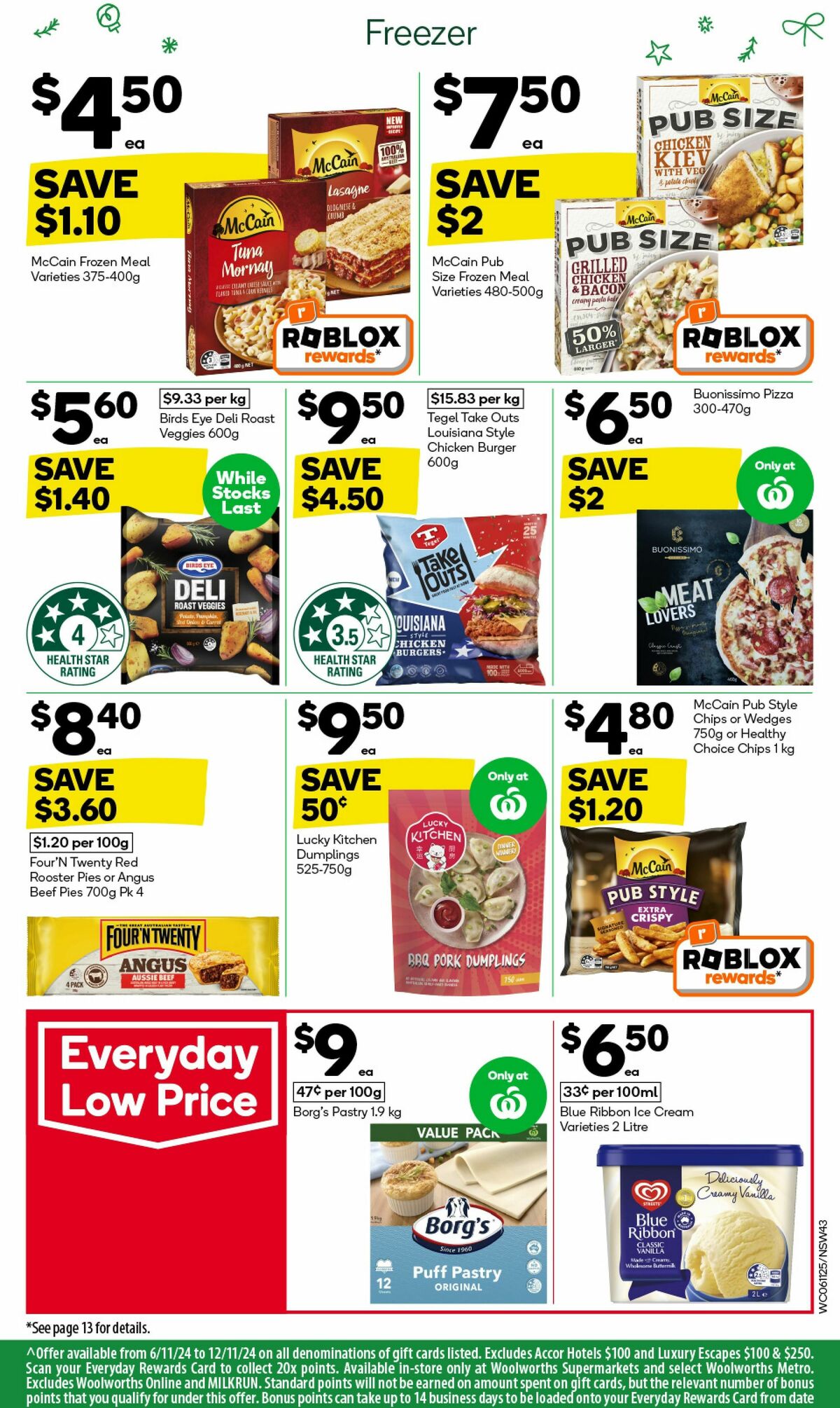 Woolworths Catalogues from 6 November