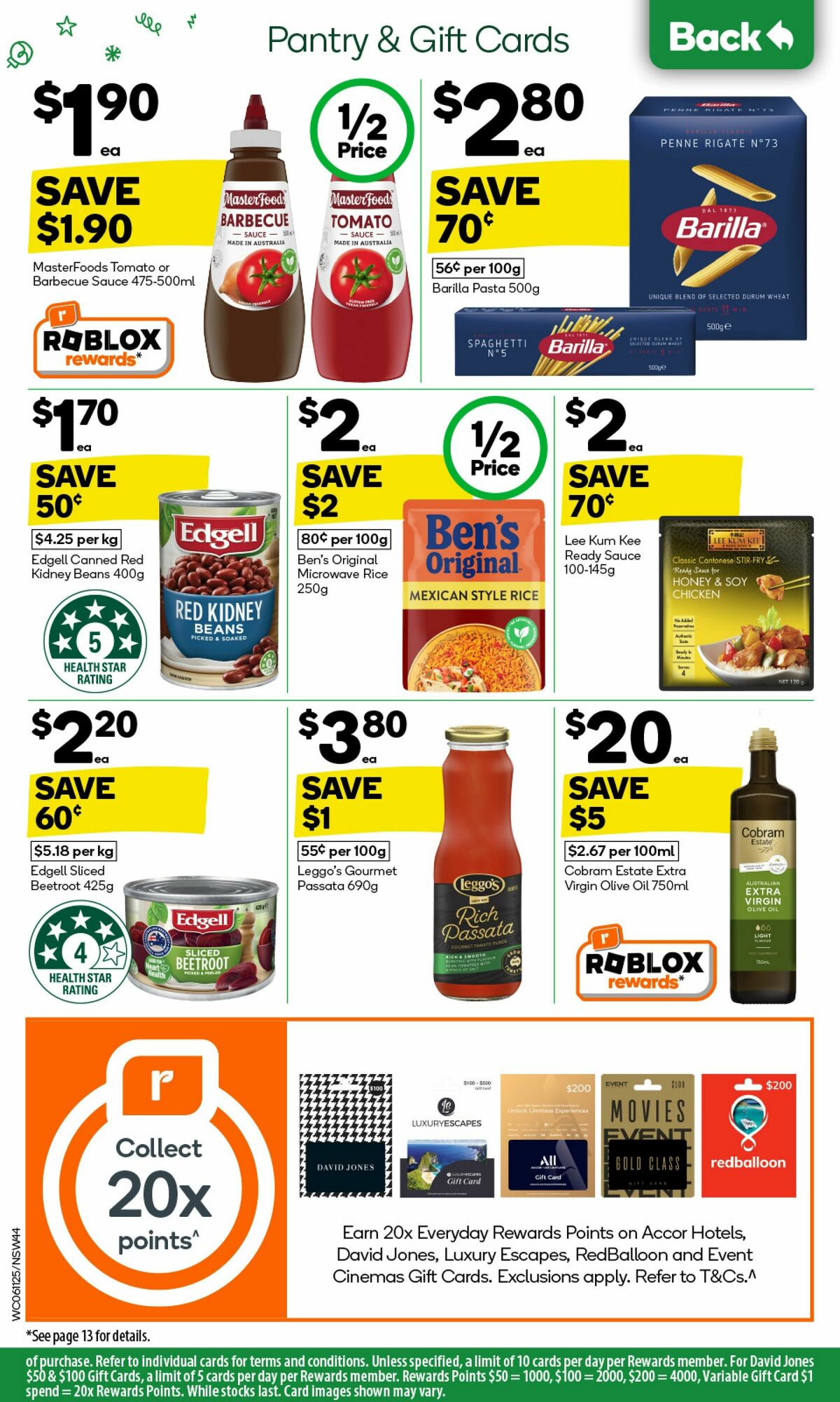 Woolworths Catalogues from 6 November