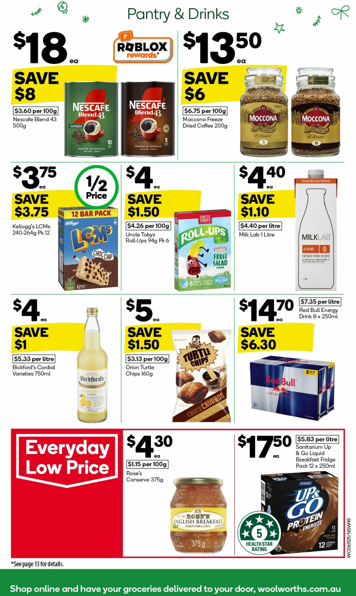 Woolworths Catalogues from 6 November