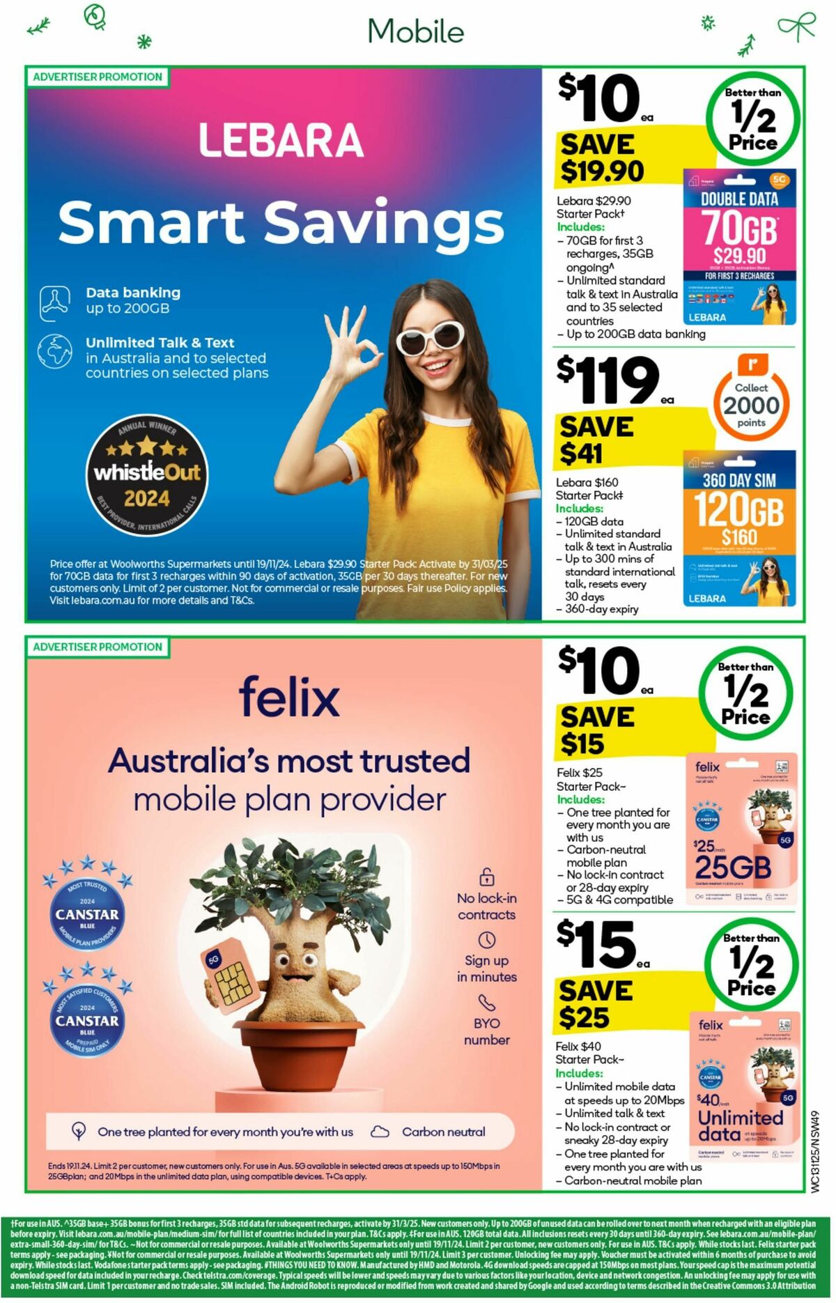 Woolworths Catalogues from 13 November