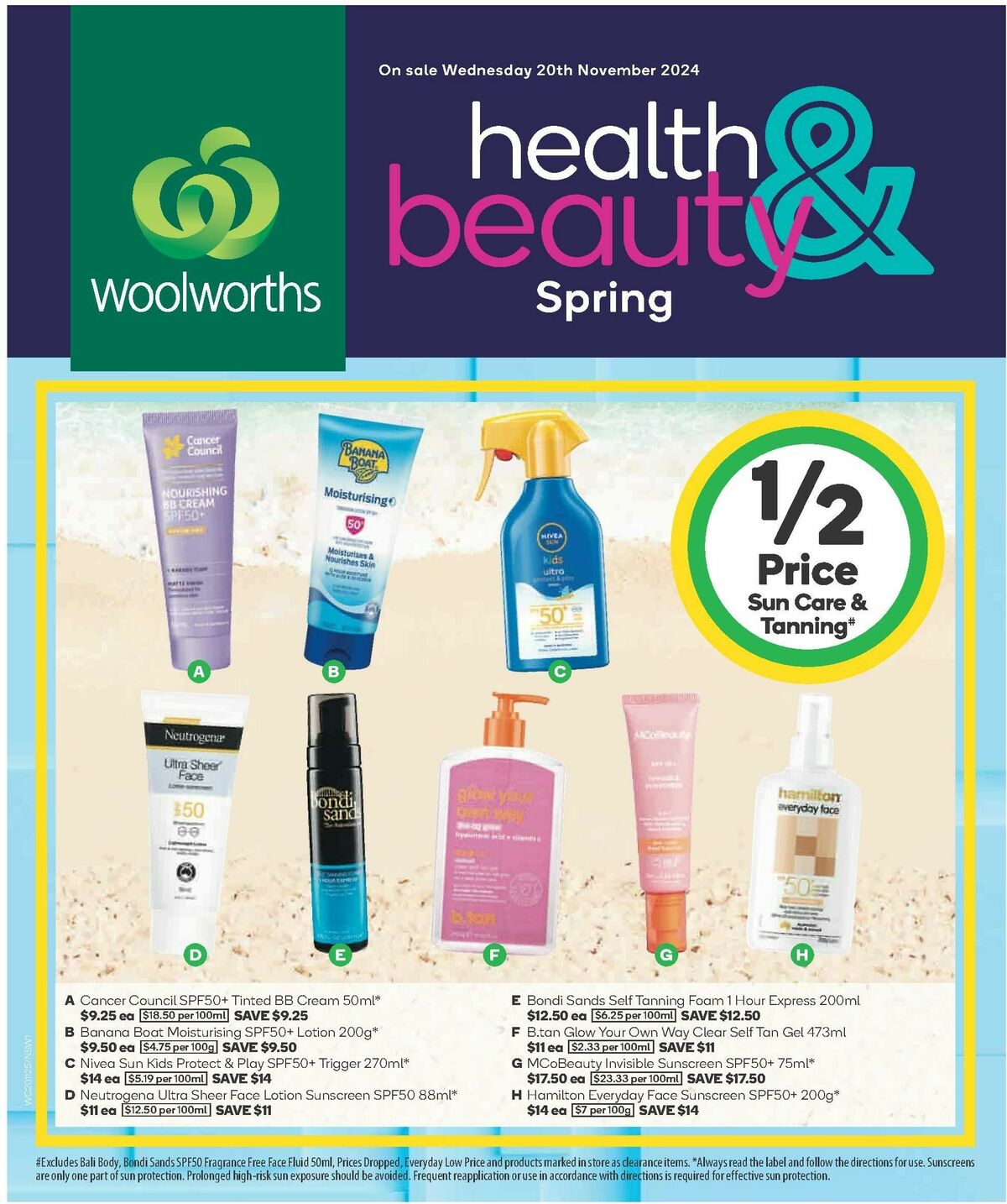 Woolworths Health & Beauty Catalogue Catalogues from 20 November