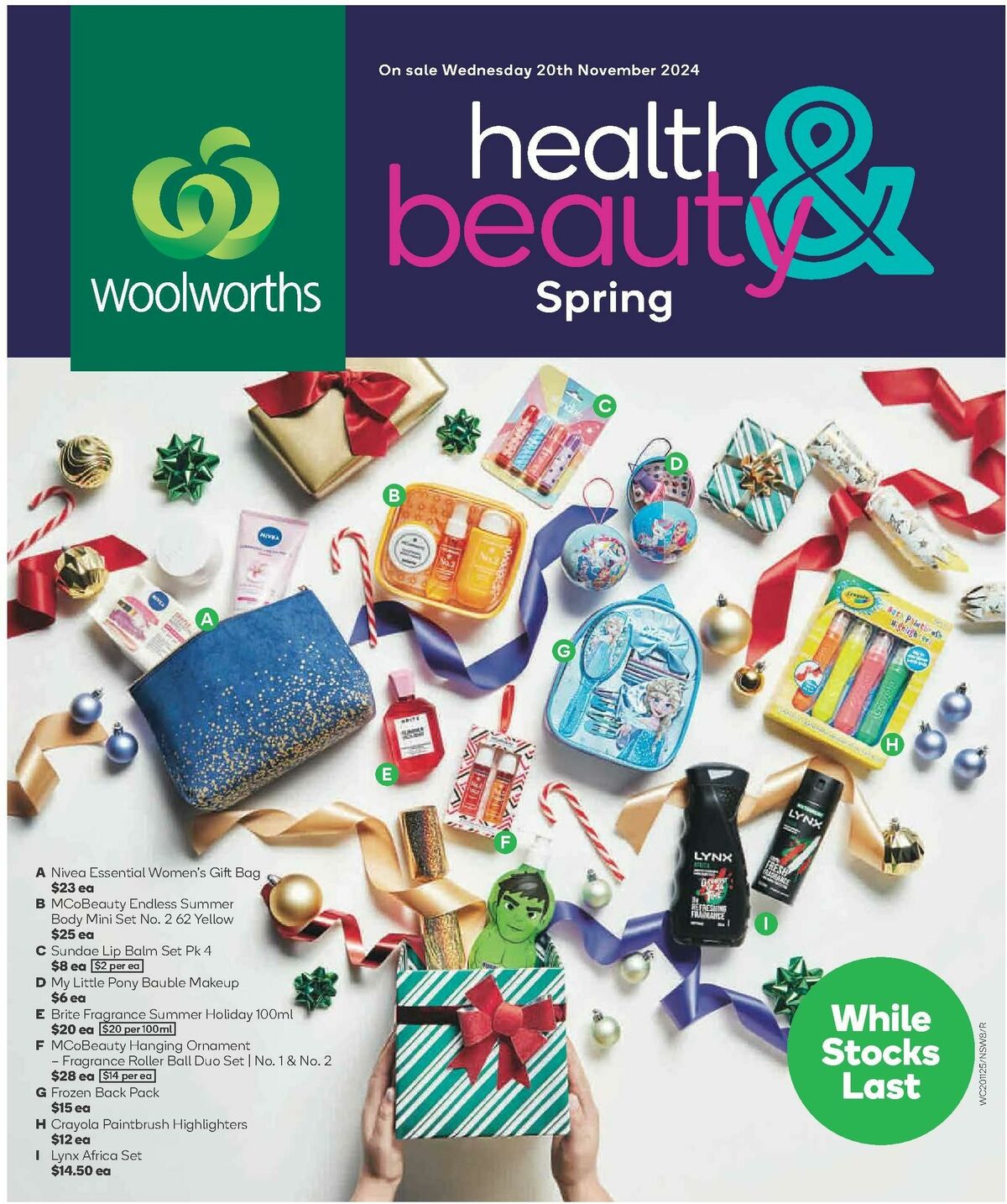 Woolworths Health & Beauty Catalogue Catalogues from 20 November