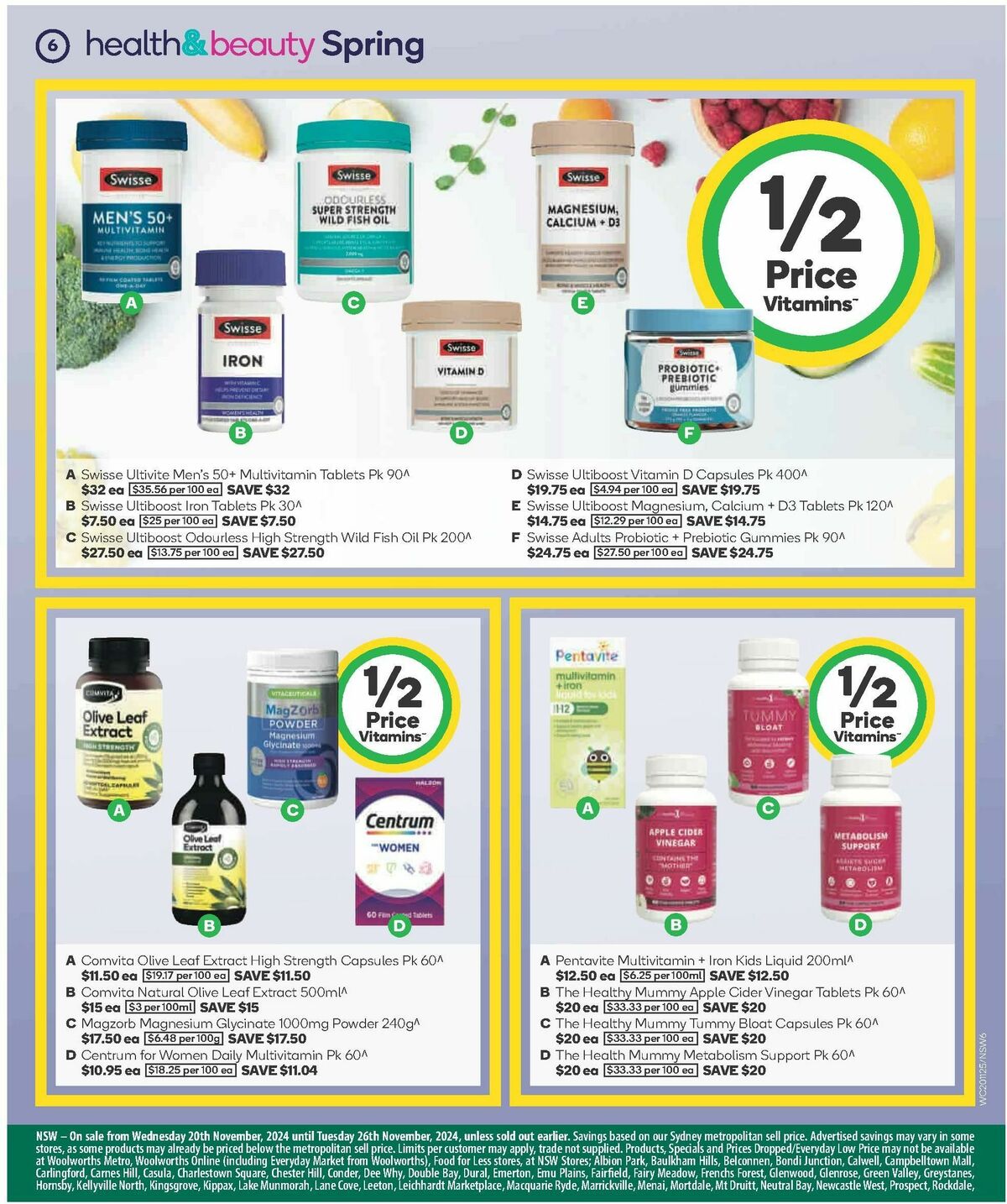 Woolworths Health & Beauty Catalogue Catalogues from 20 November