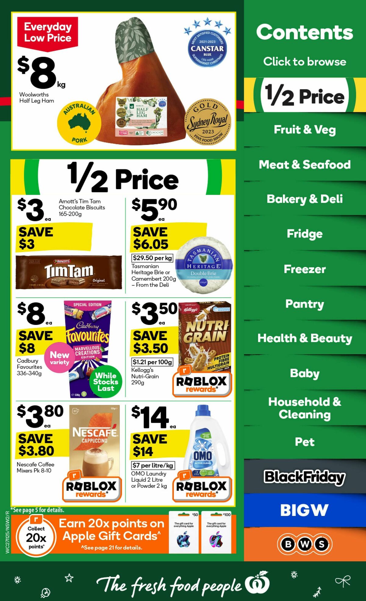 Woolworths Catalogues from 27 November