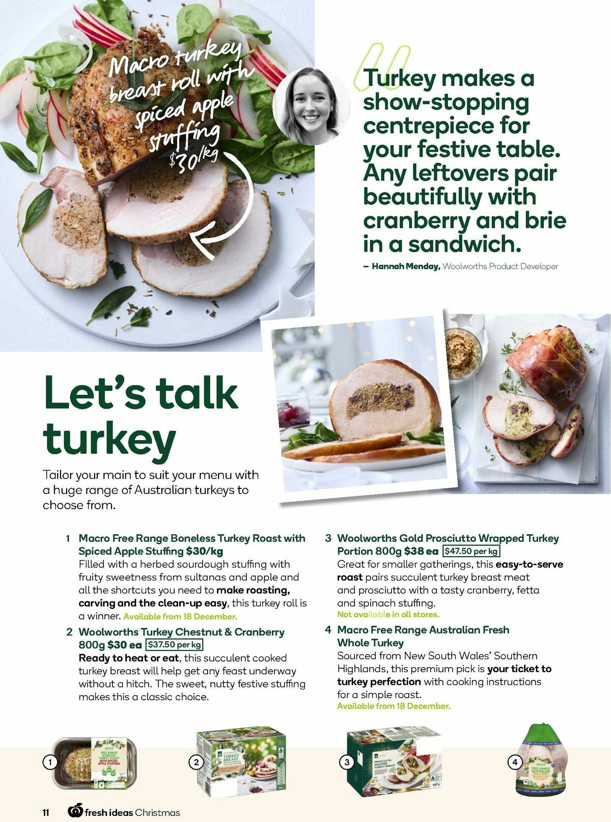 Woolworths Christmas Inspiration Guide Catalogues from 27 November