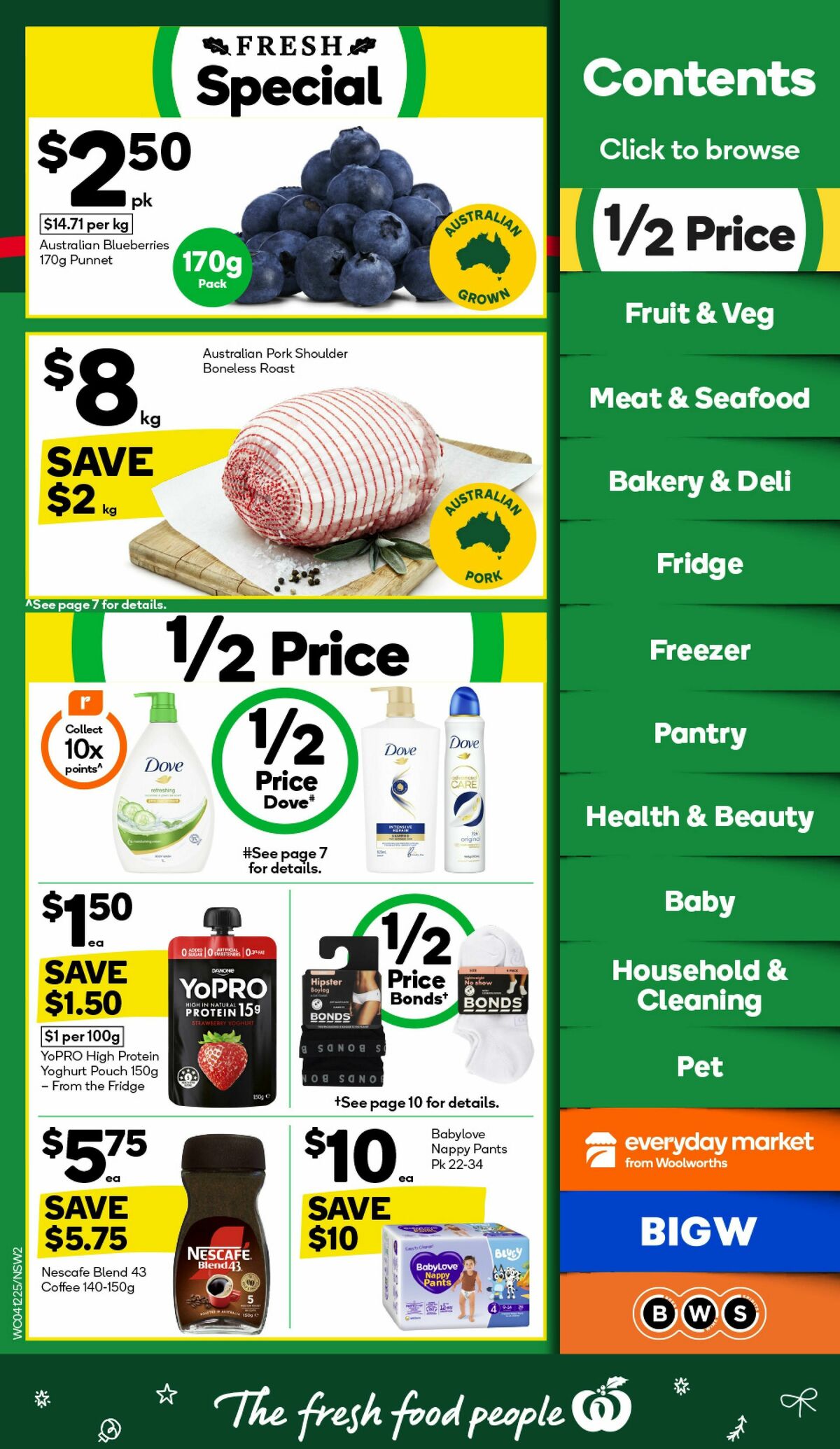 Woolworths Catalogues from 4 December