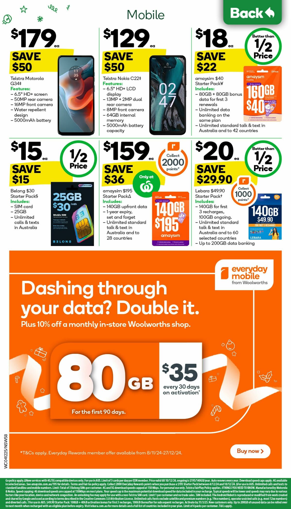 Woolworths Catalogues from 4 December