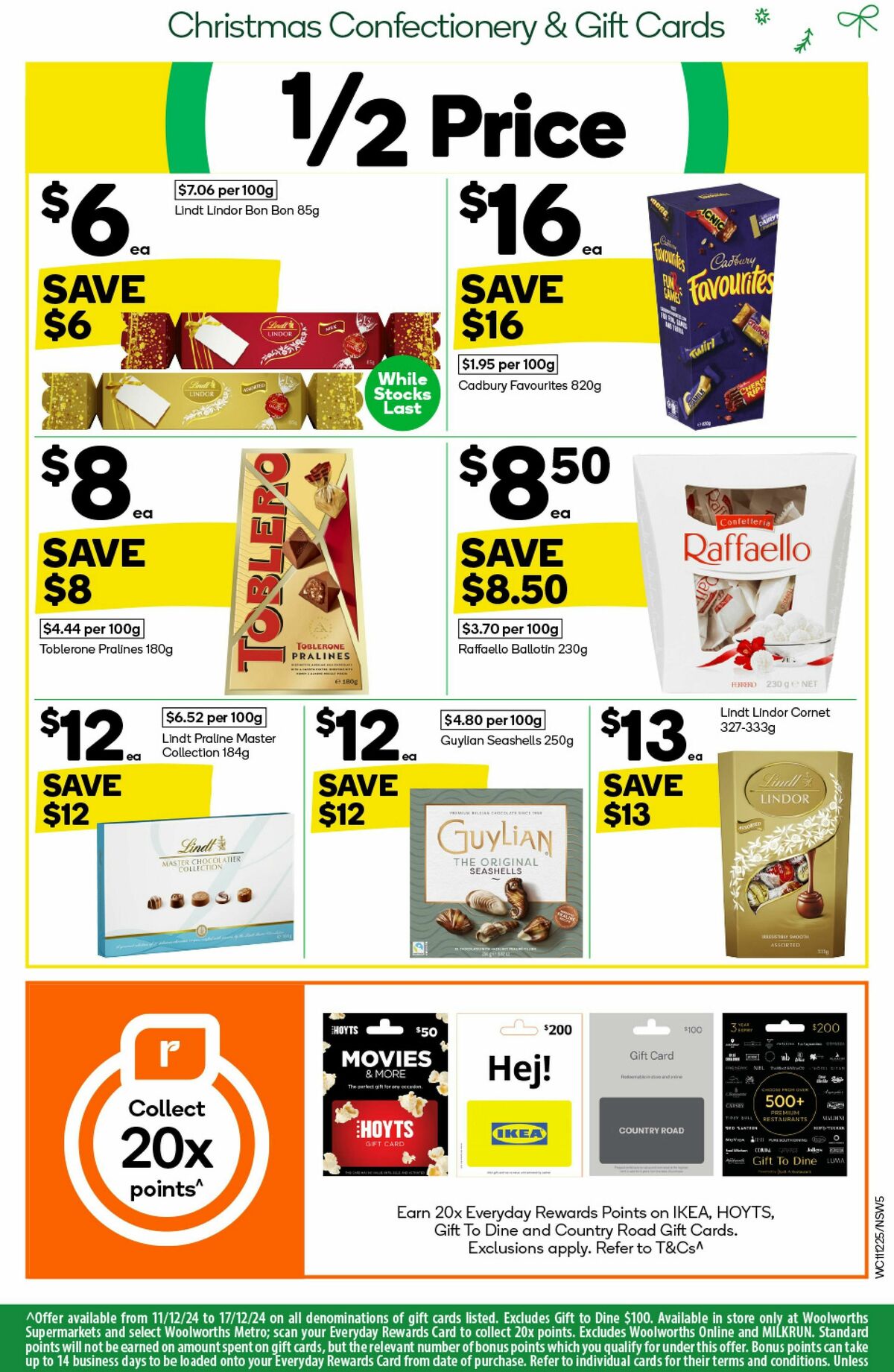 Woolworths Catalogues from 11 December