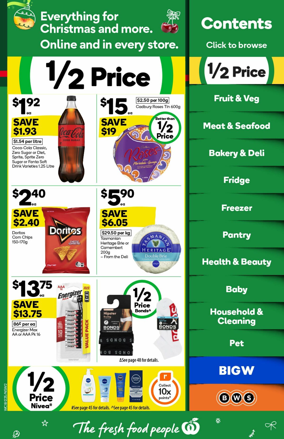 Woolworths Catalogues from 18 December