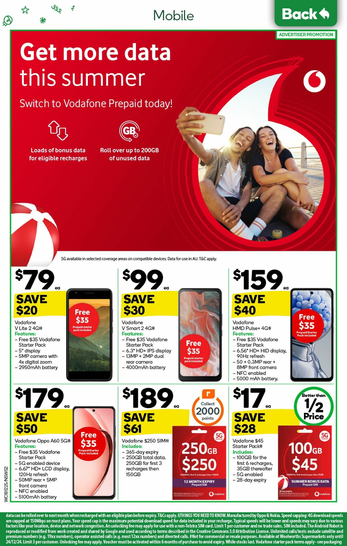 Woolworths Catalogues from 18 December