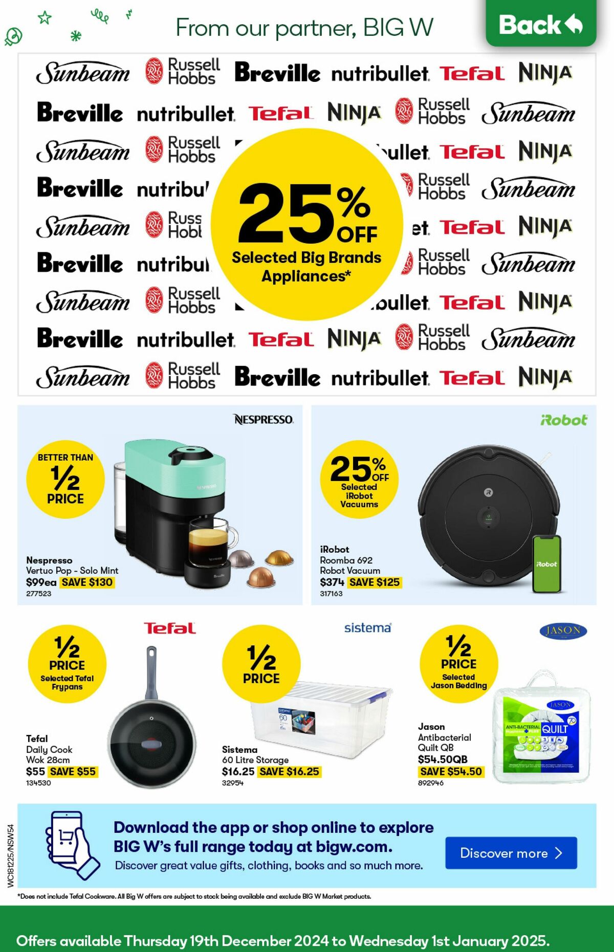 Woolworths Catalogues from 18 December