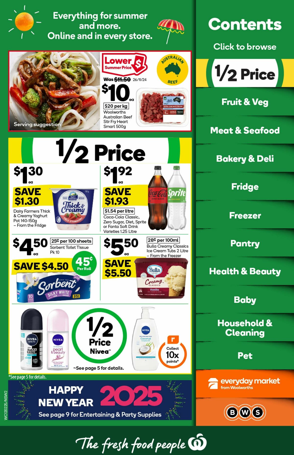 Woolworths Catalogues from 25 December