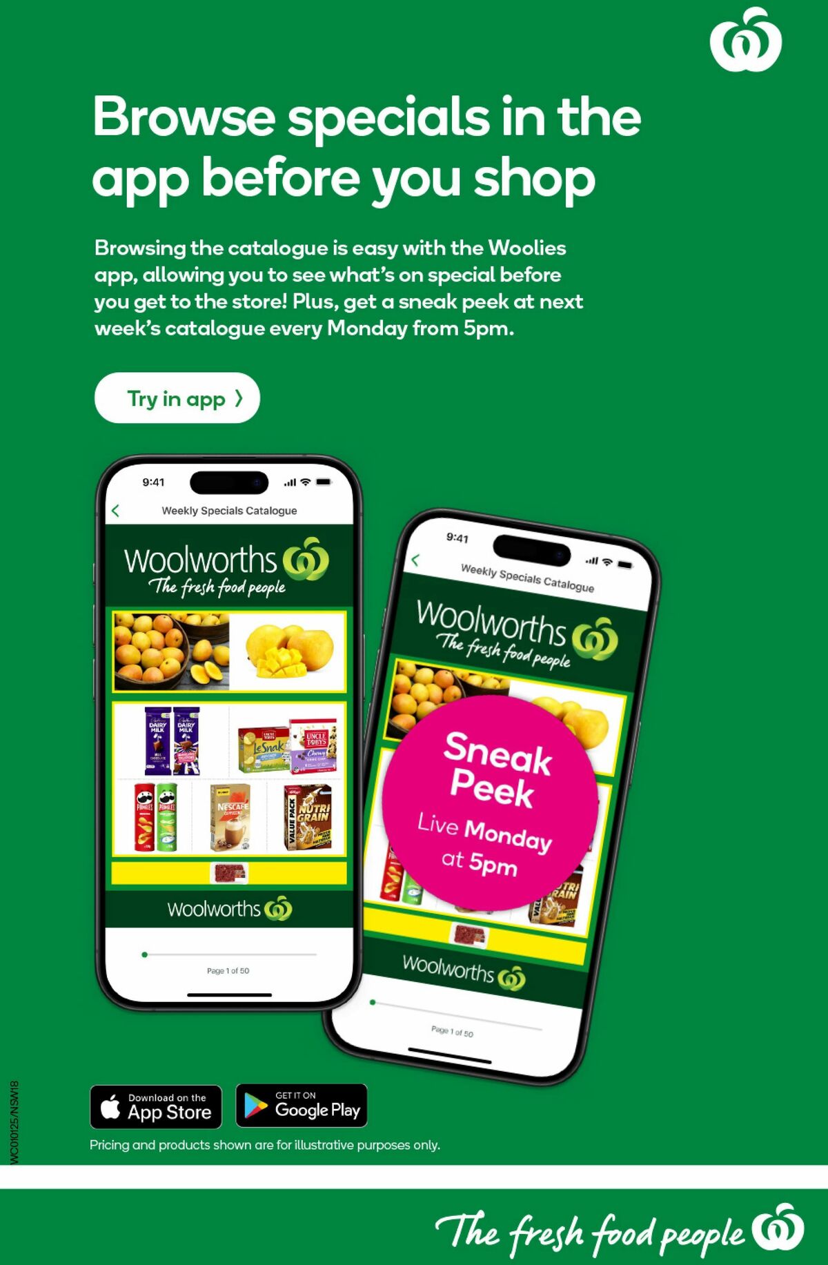 Woolworths Catalogues from 1 January