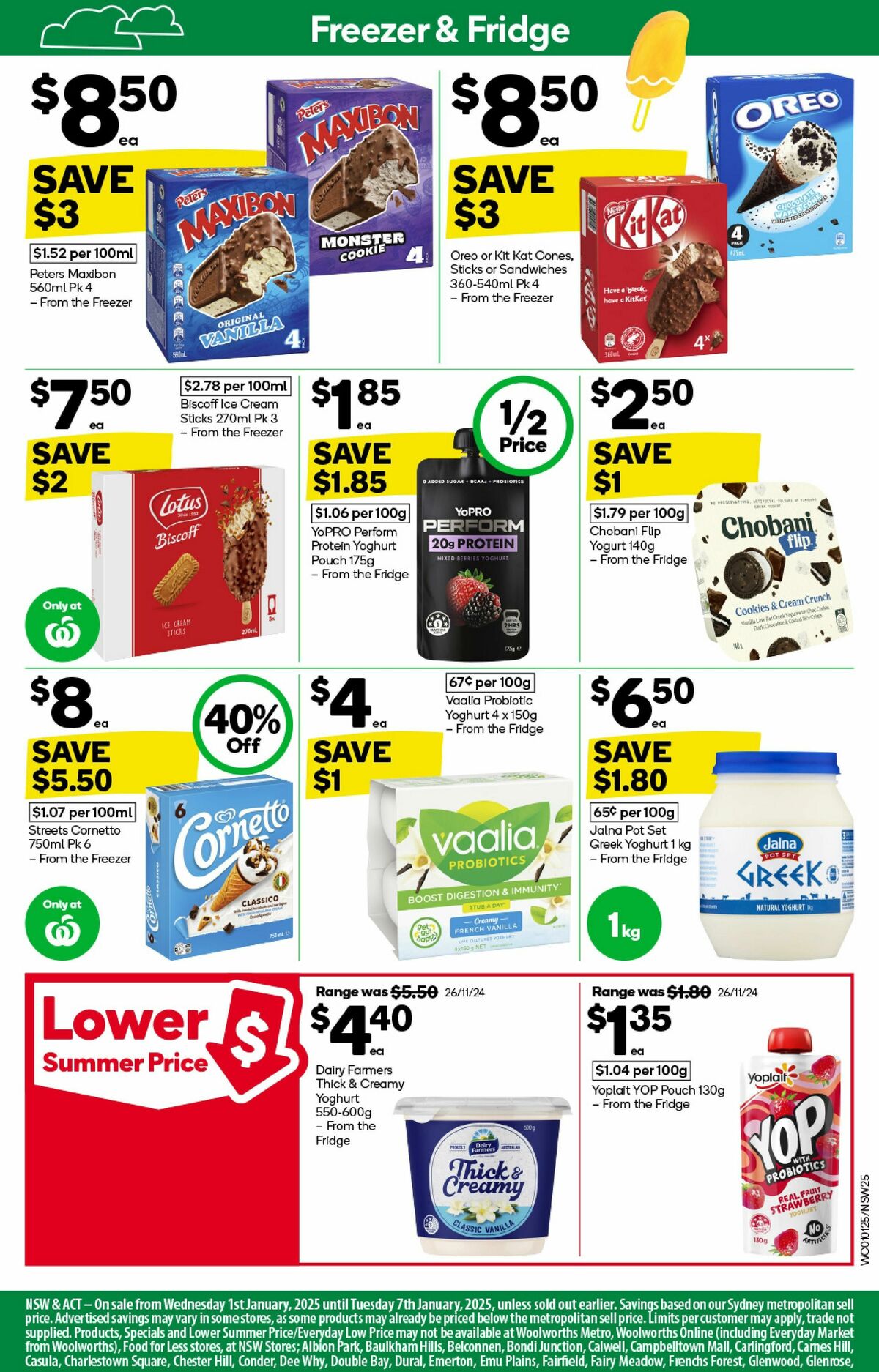 Woolworths Catalogues from 1 January