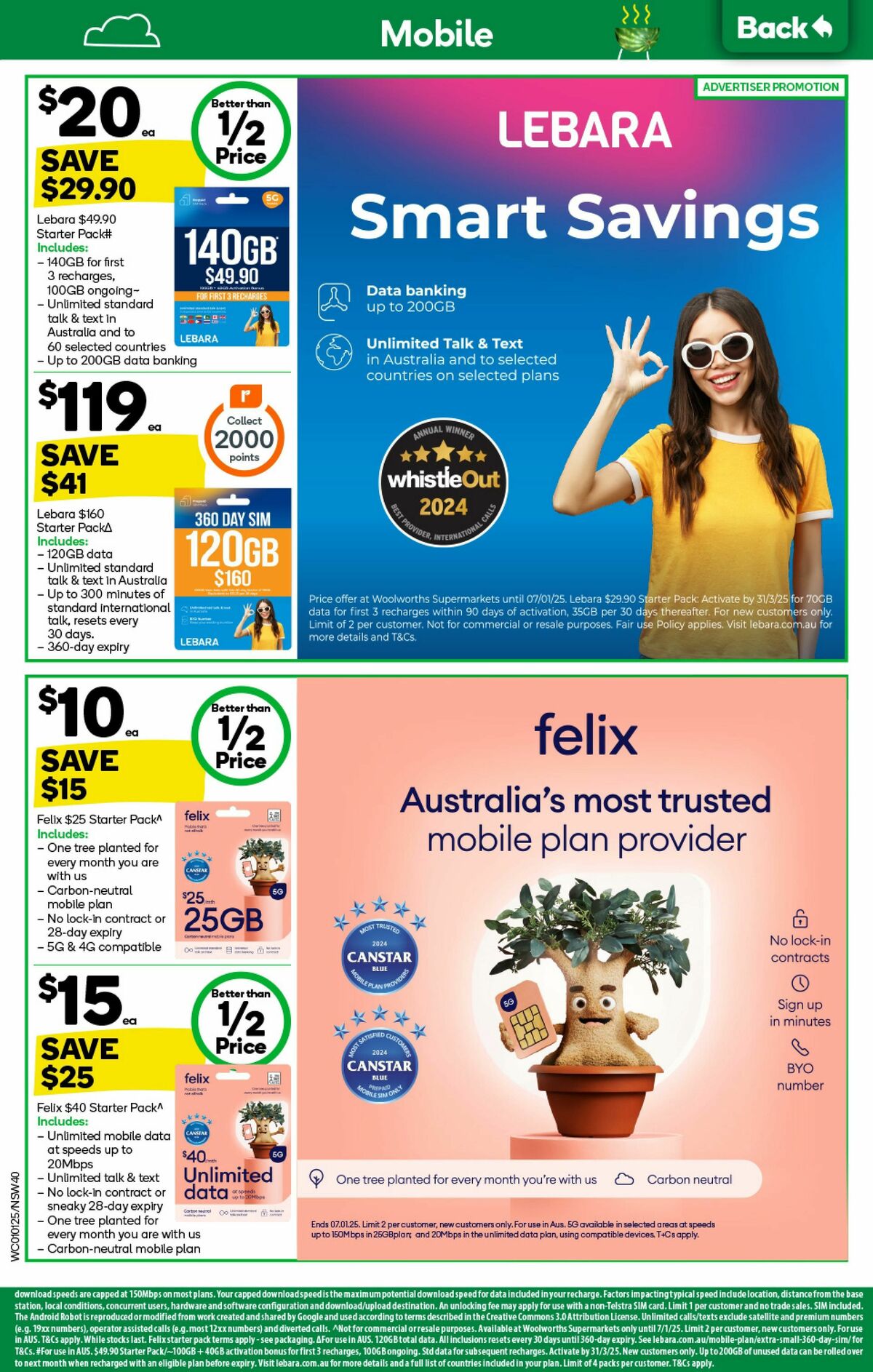 Woolworths Catalogues from 1 January