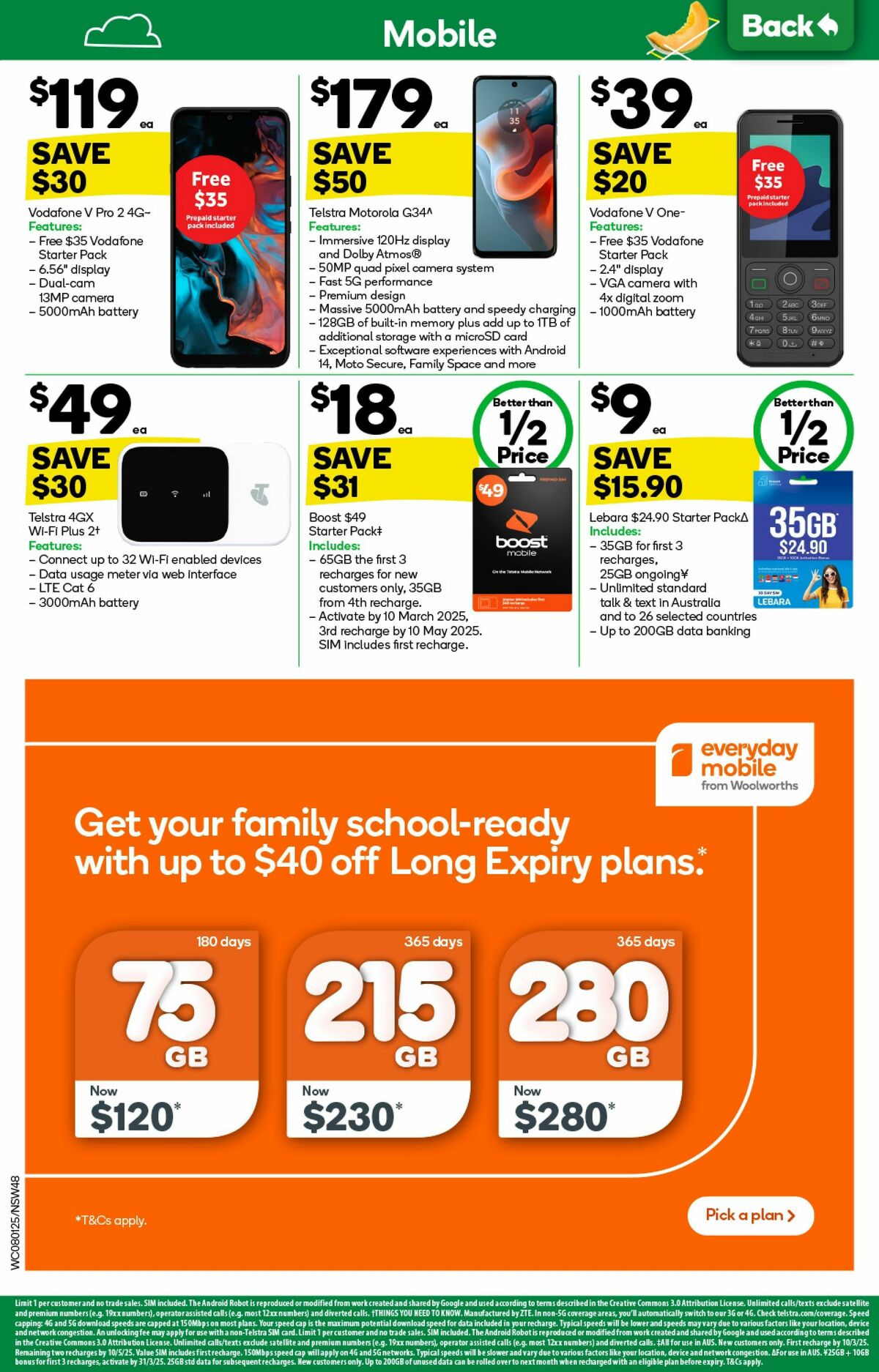 Woolworths Catalogues from 8 January