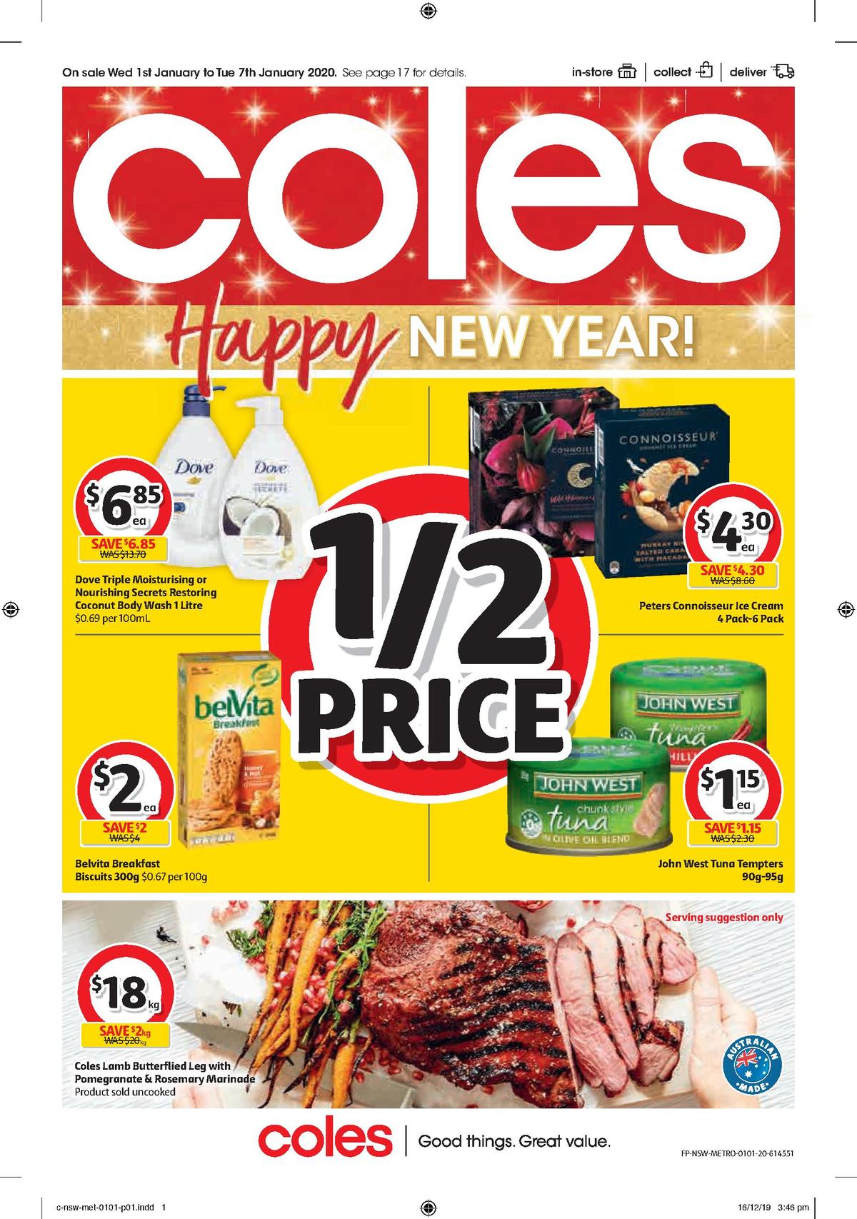 Coles Catalogues & Specials from 1 January