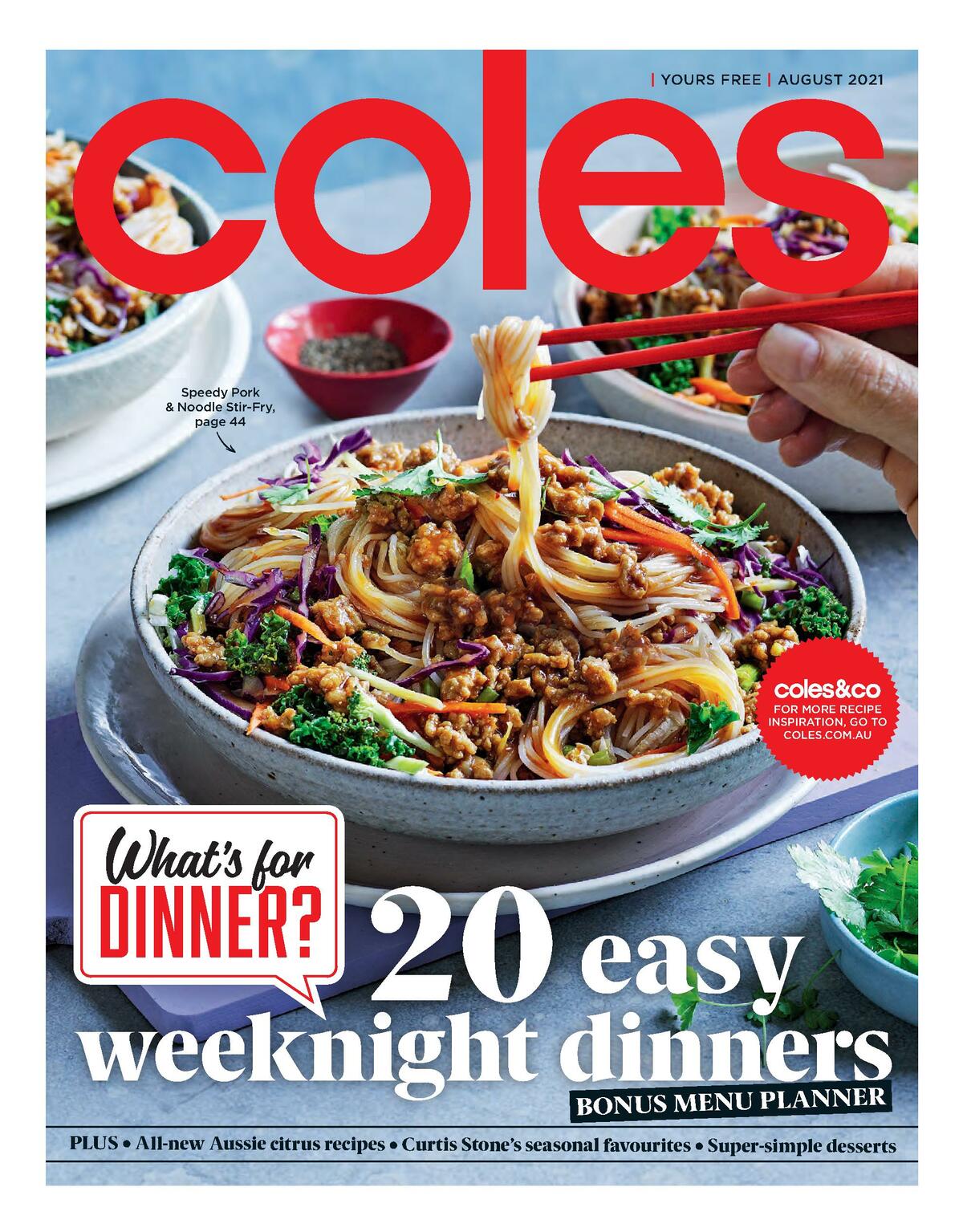 Coles Magazine August Catalogues & Specials from 1 August