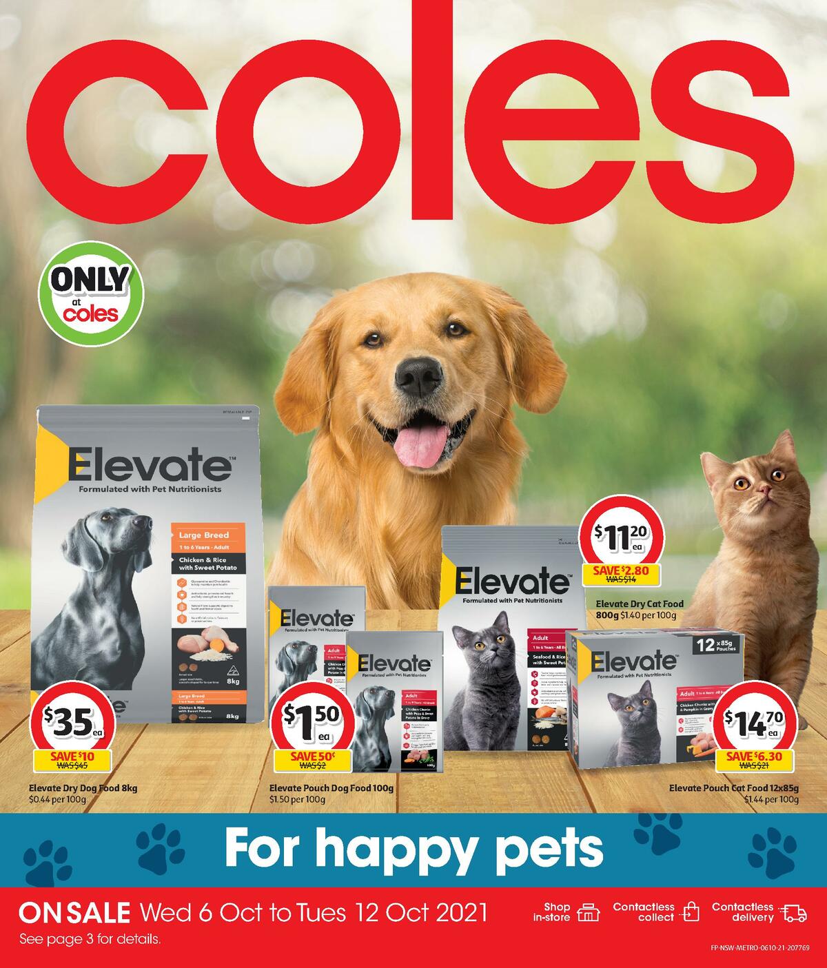 Coles Pet Catalogue Catalogues & Specials from 6 October