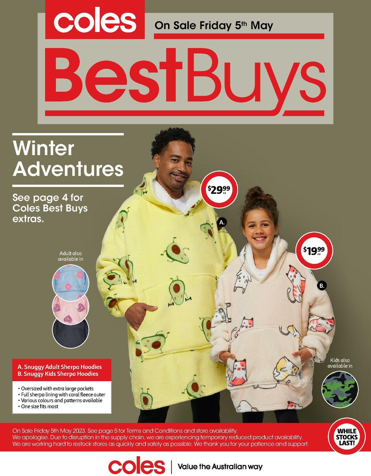 Coles Best Buys Winter Adventures Catalogues & Specials from 5 May