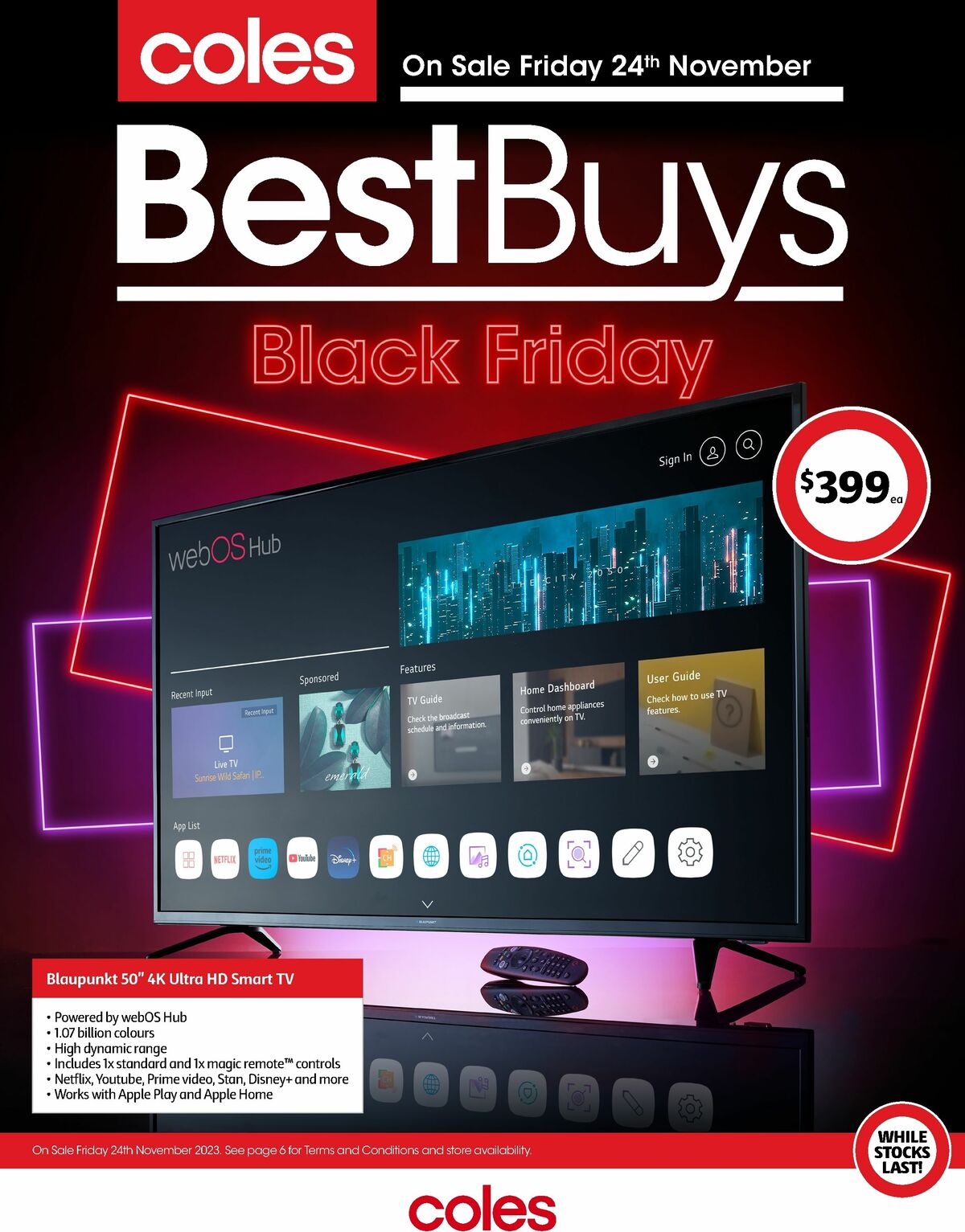 Coles Best Buys Black Friday Catalogues & Specials from 24 November