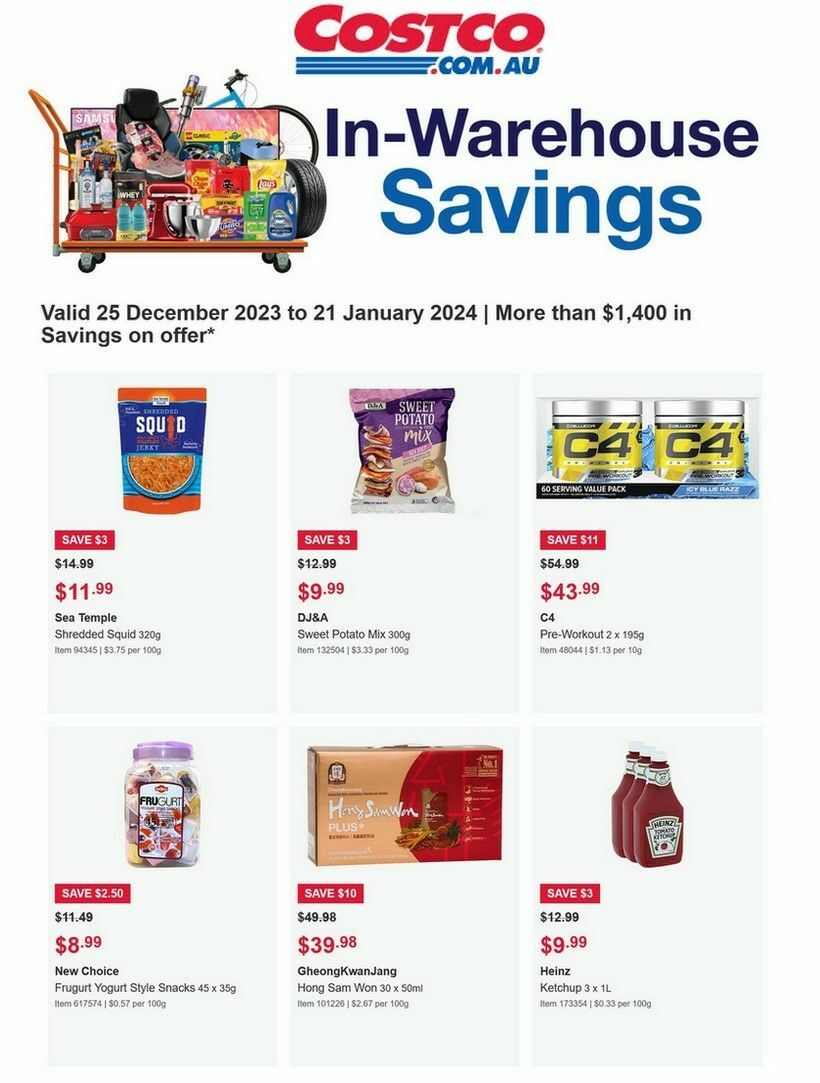 Costco Catalogues & Specials from 25 December