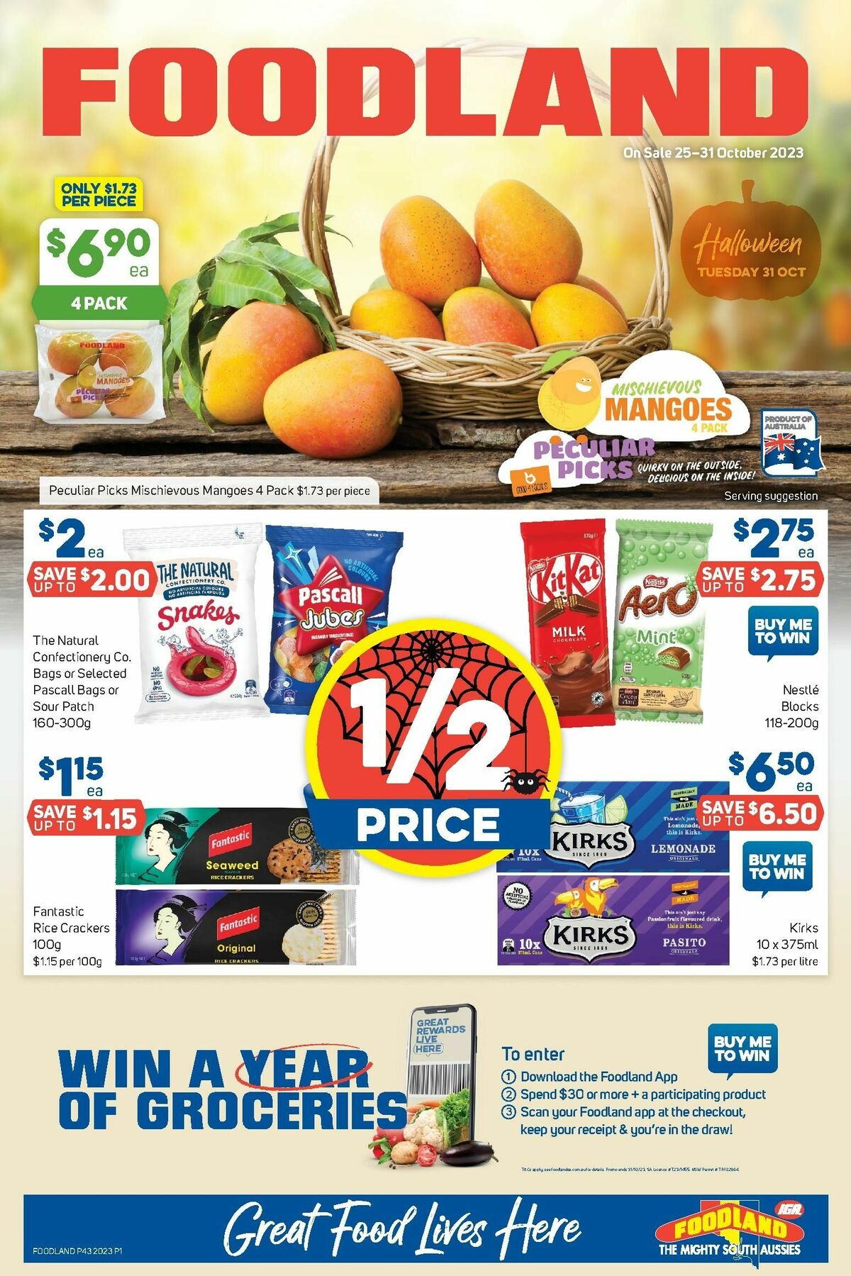 Foodland from 25 October