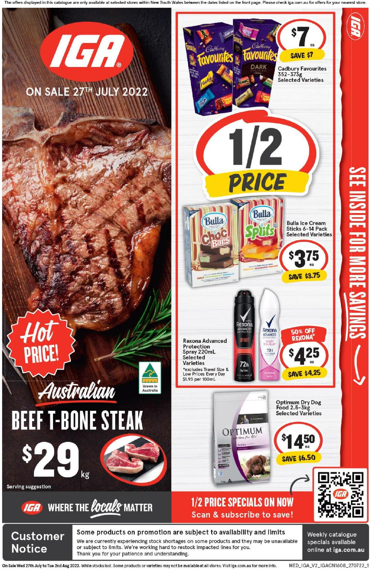 IGA Australia - Catalogues & Specials from 27 July