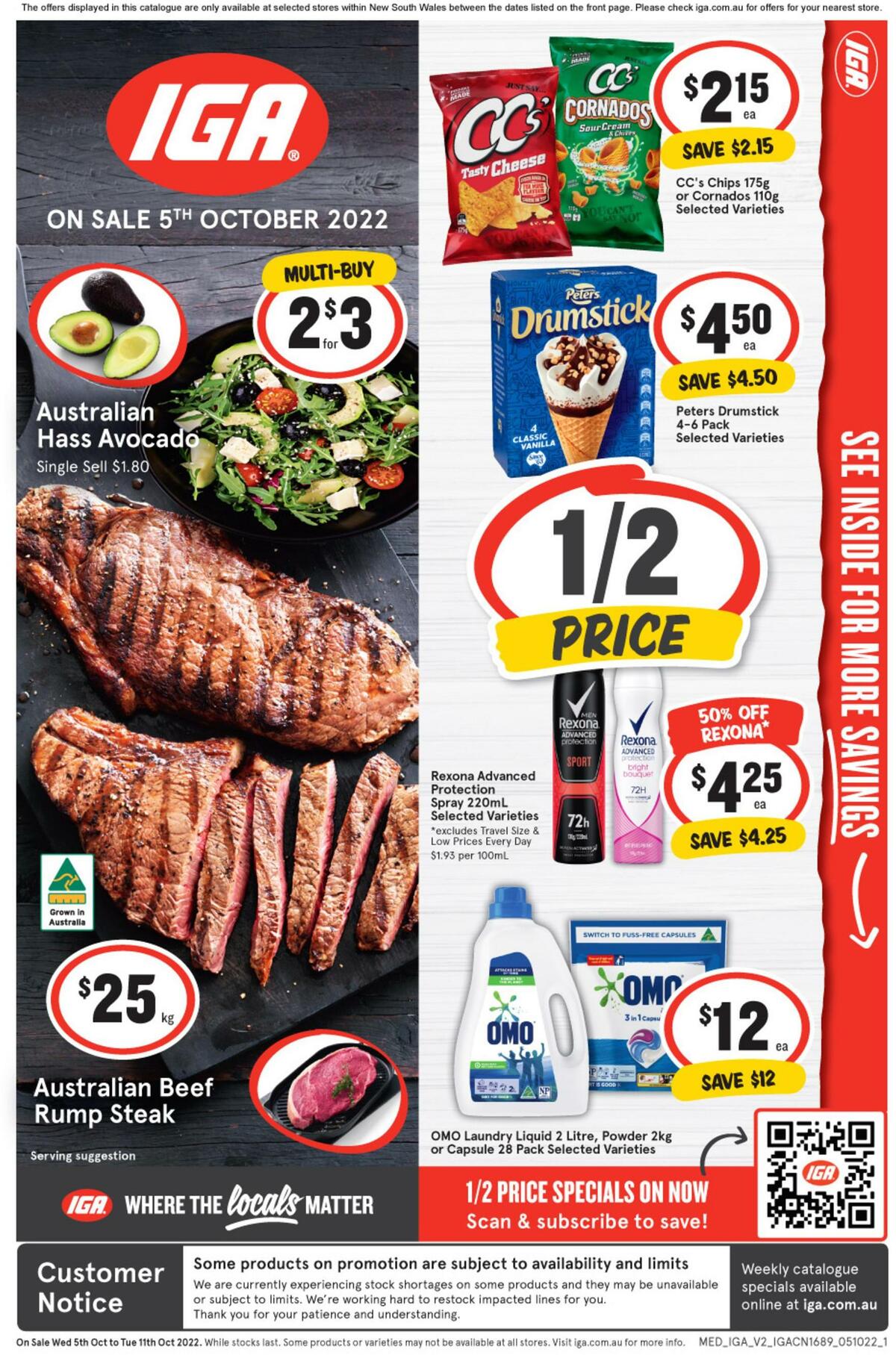 IGA Australia - Catalogues & Specials from 5 October