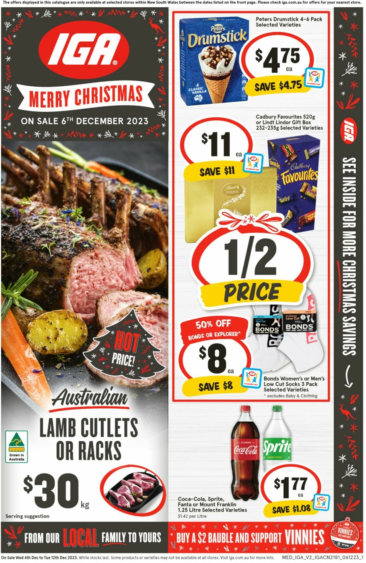 IGA Australia Catalogues & Specials from 6 December