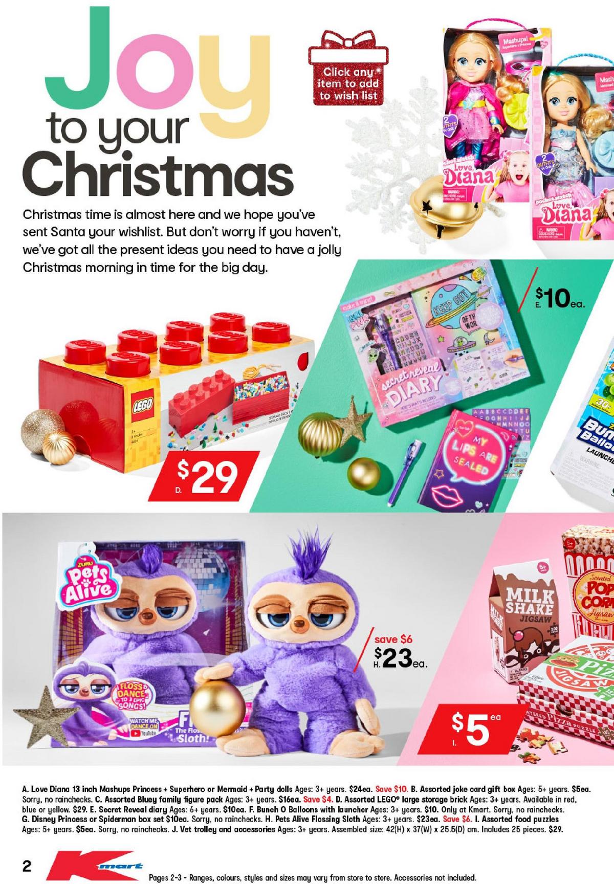 Kmart Joy to Your Christmas from 3 December Page 2