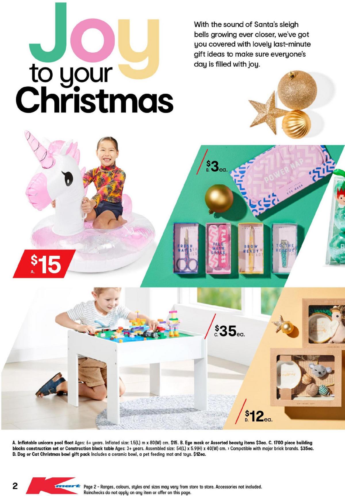 Kmart Joy to Your Christmas from 10 December Page 2