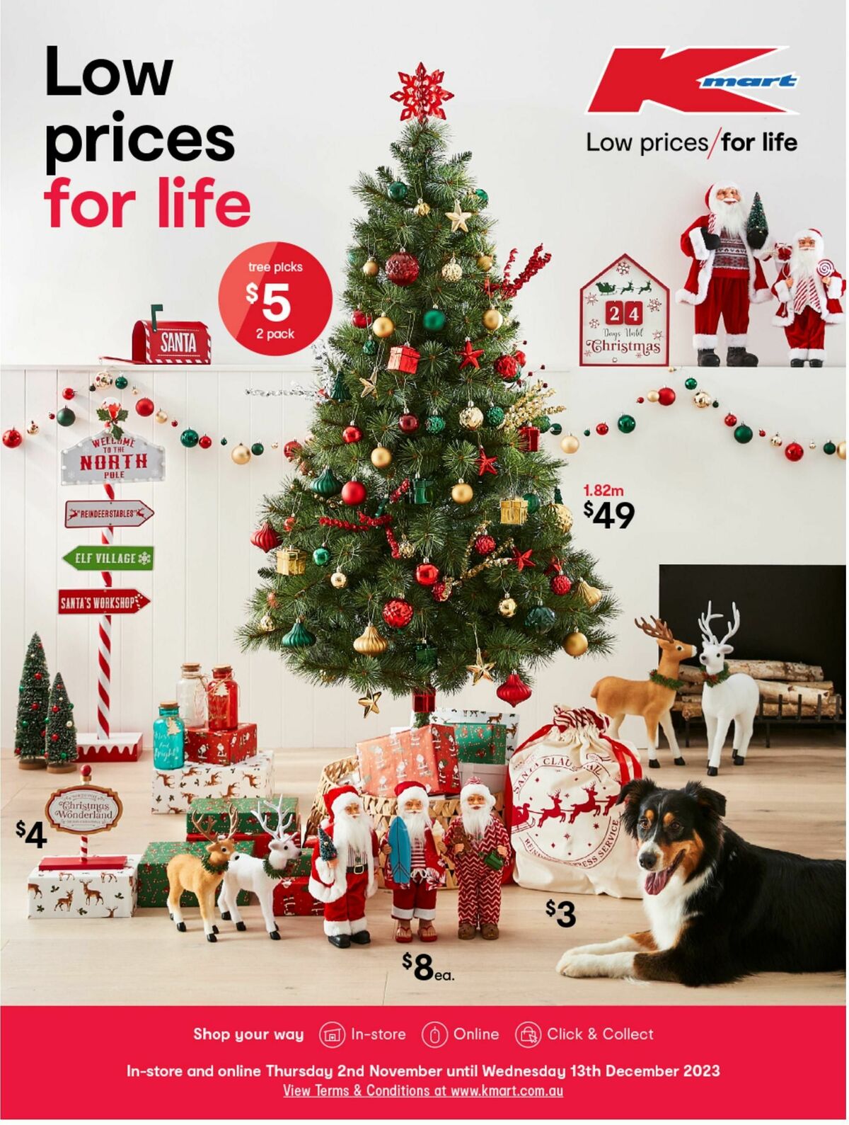 Kmart Low Prices for Life Christmas Trends from 2 November