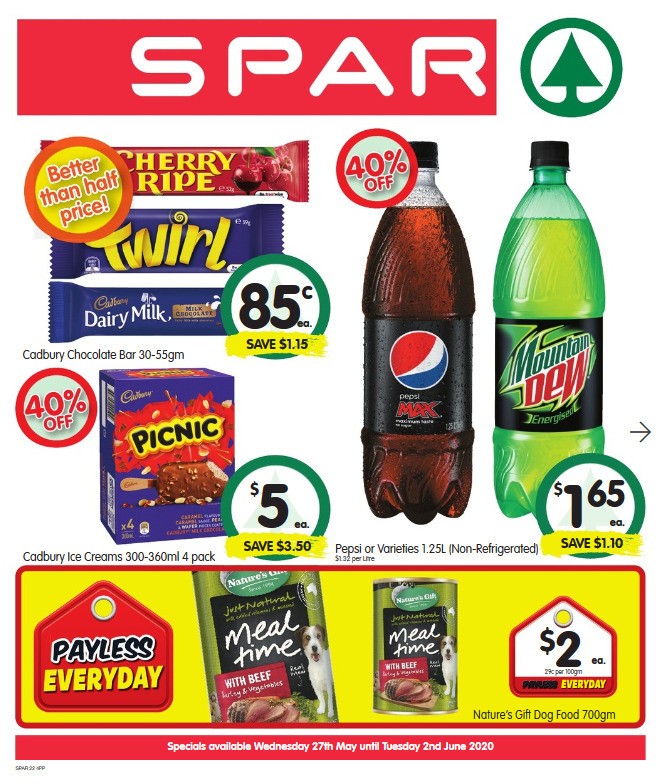 Spar Catalogues & Specials from 27 May