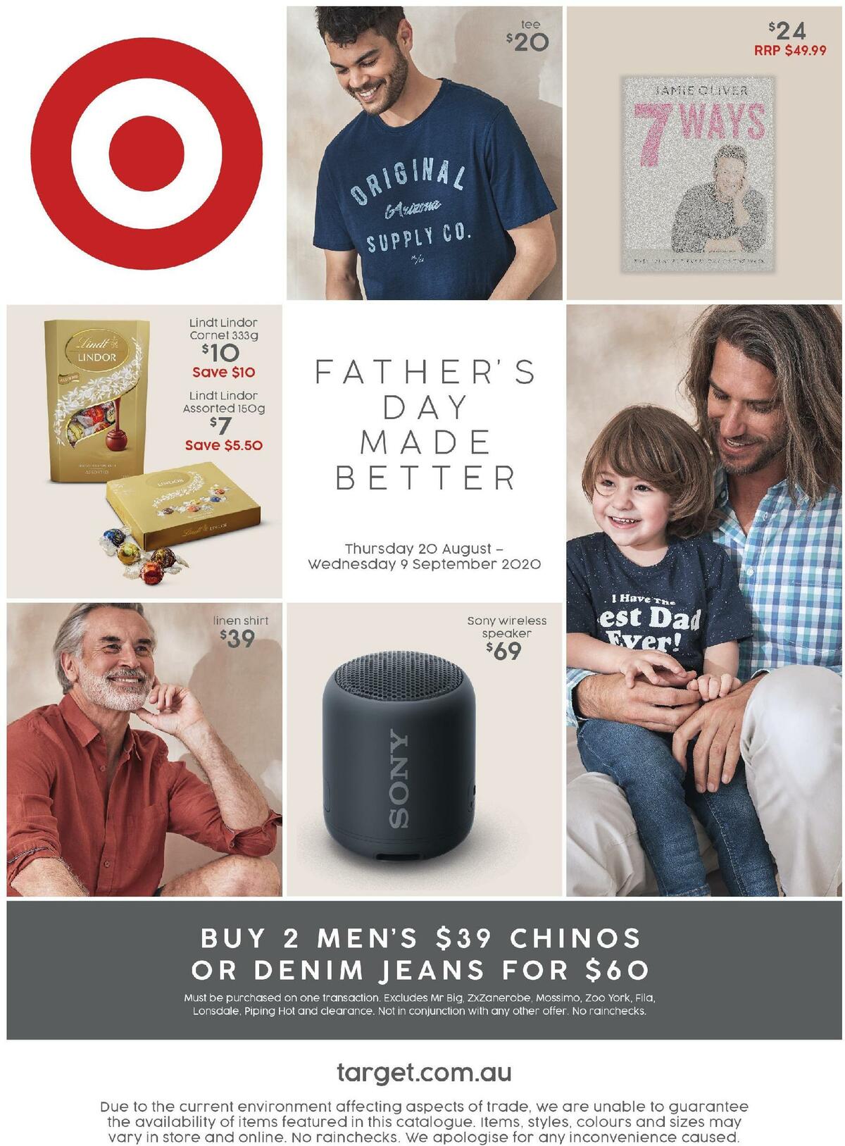 Target Father's Day Made Better from 20 August
